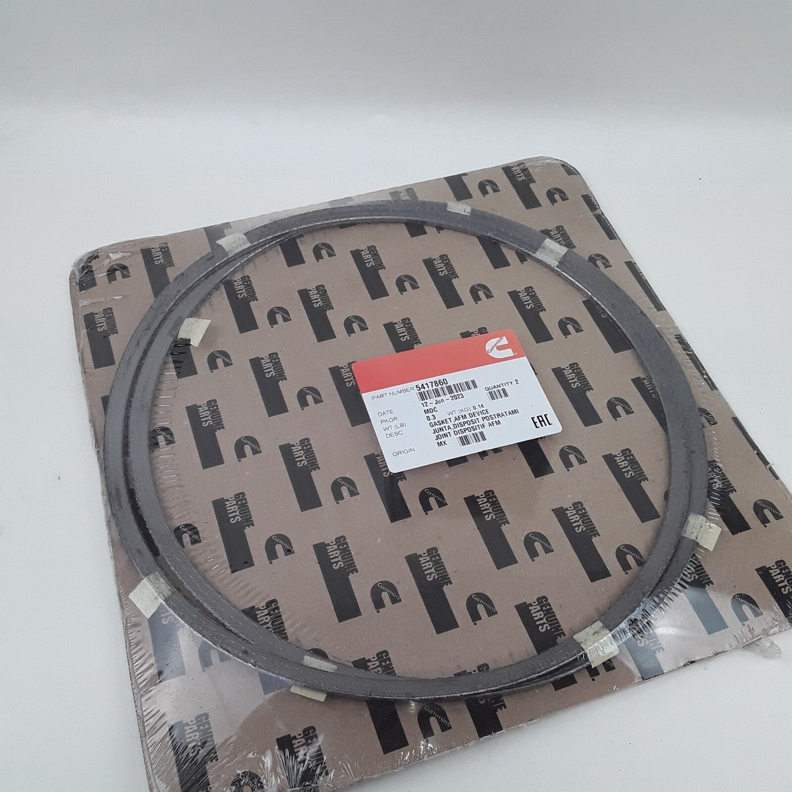 2 Cummins 5417860 Exhaust DPF Diesel Particulate Filter Body Gasket 2871772