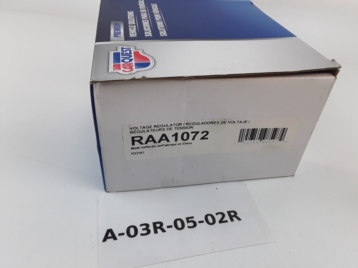 Carquest RAA1072 Voltage Regulator Assembly Heavy Duty High Performance 12 V