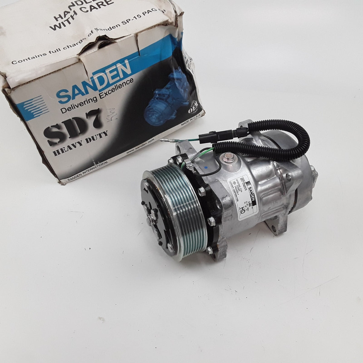 Red Dot 75R89354 U4866 Compressor with Clutch Assembly Heavy Duty