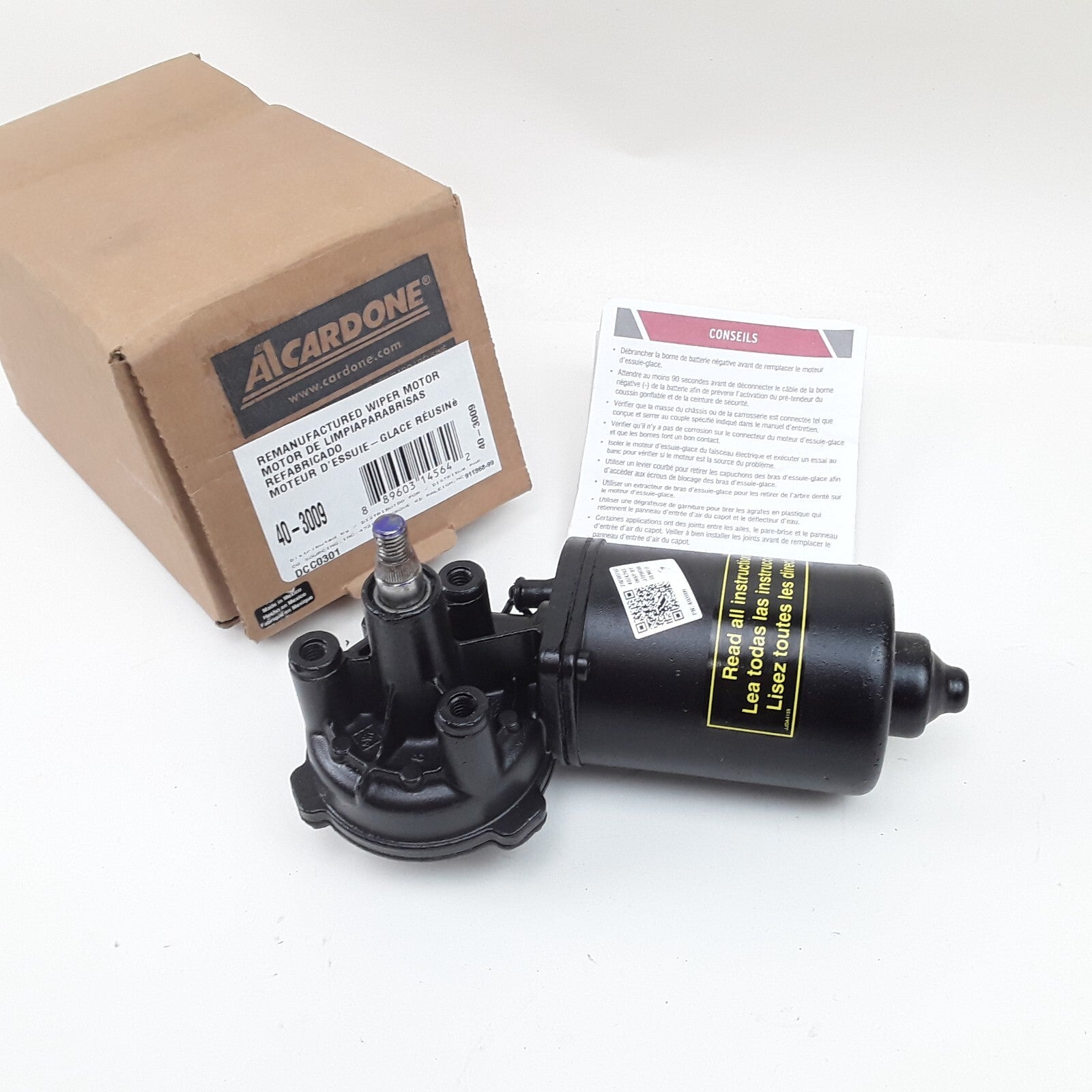Front Windshield Wiper Motor Fits 1998 Dodge B1500 B2500 B3500 ,1999-03 Ram 1500