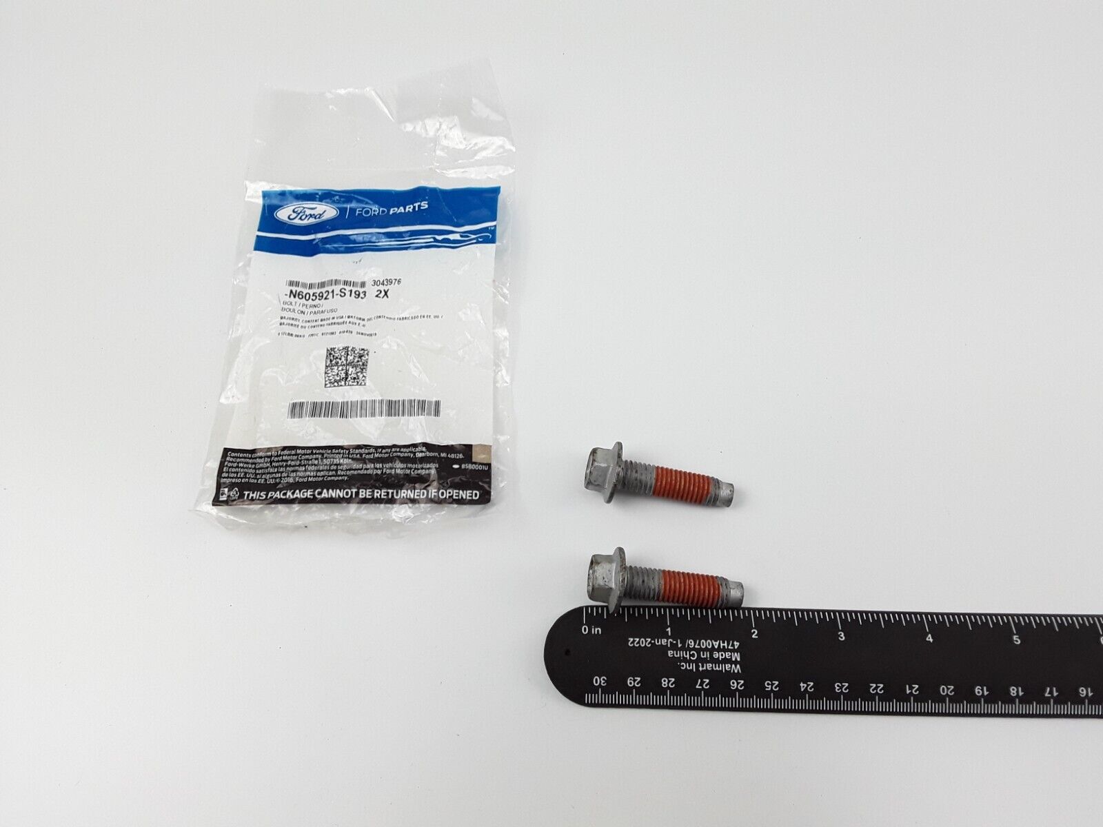 Genuine Ford Bolt N605921-S193 For 1999 2000-2010 F-250 F-350 F-450 Super Duty - HotCarParts