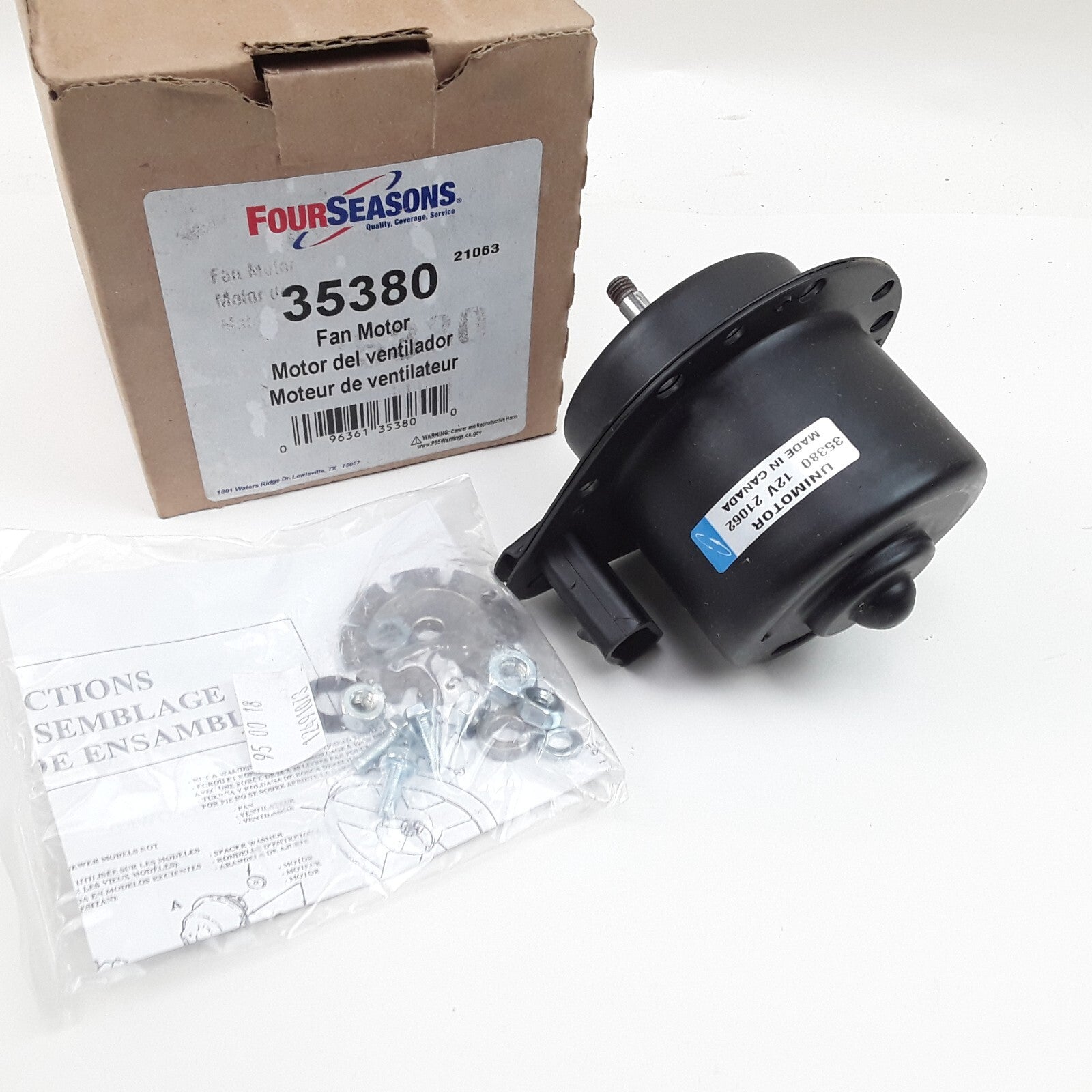 Condenser Fan Motor Fits Cadillac Chevrolet Oldsmobile Pontiac Dodge (1986-2008)