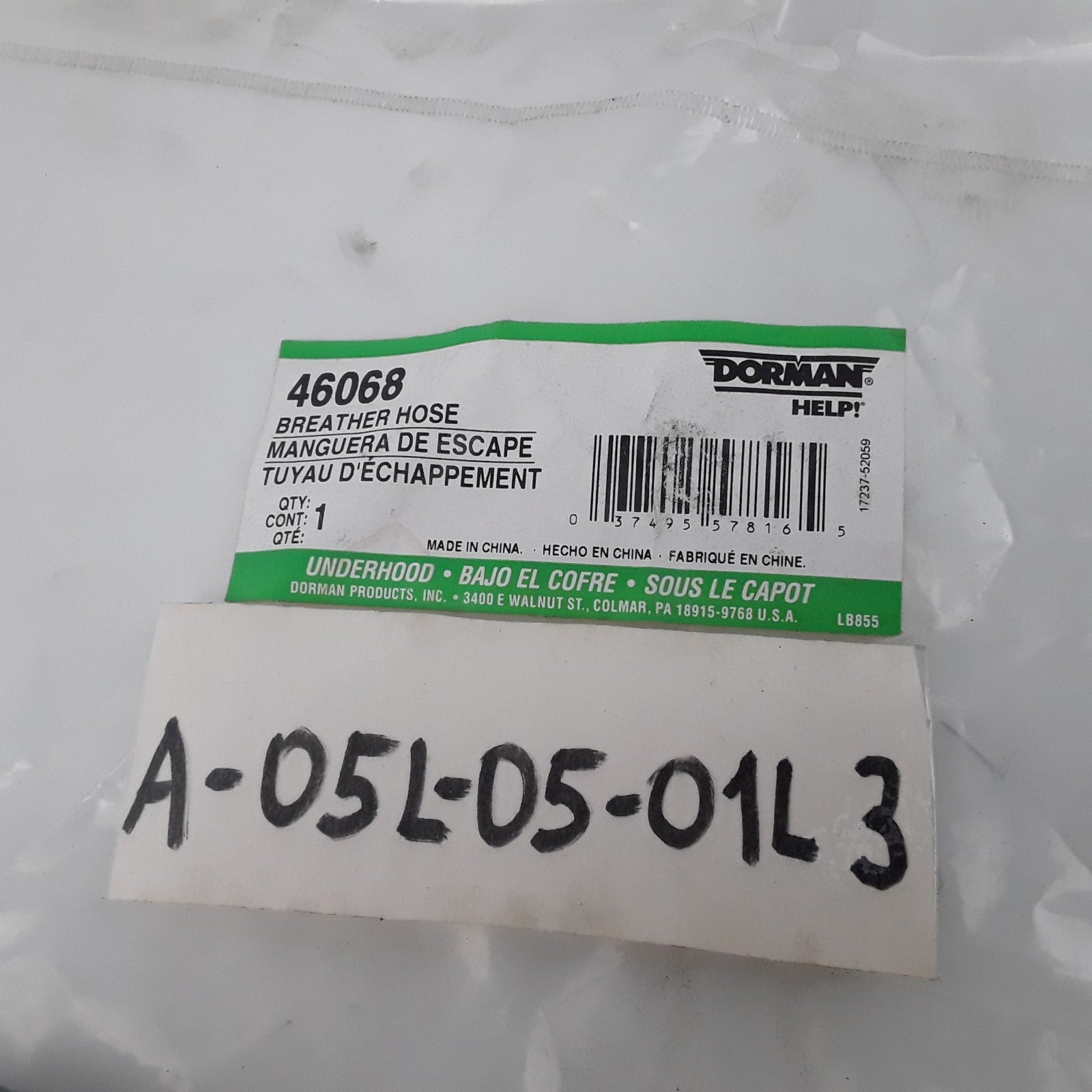 Crankcase Breather Tube Fits Audi A4 Quattro 2001 Volkswagen Passat 2001-2005