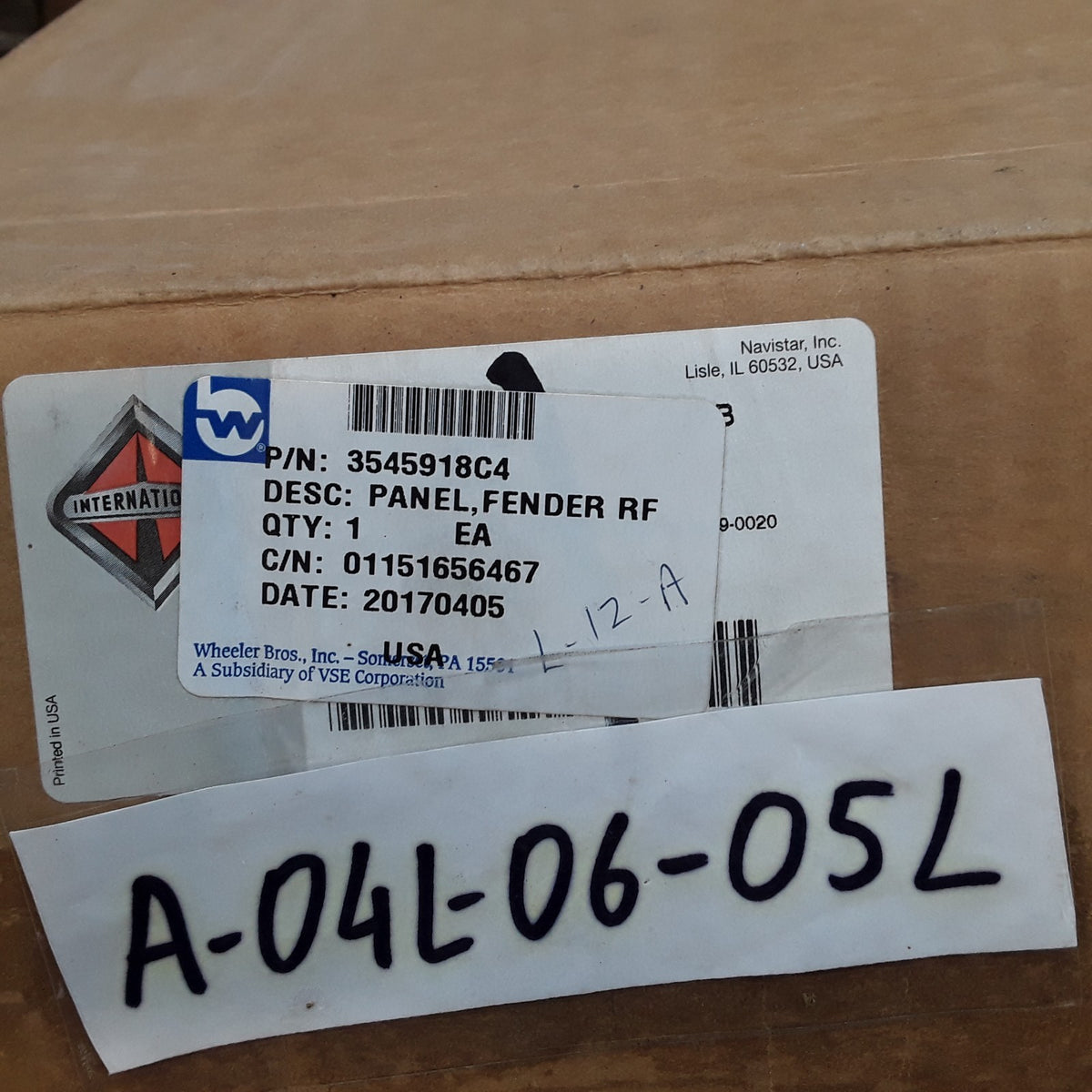 OEM Right Hand Headlight Filler Panel For IC Corporation International 2002-2018