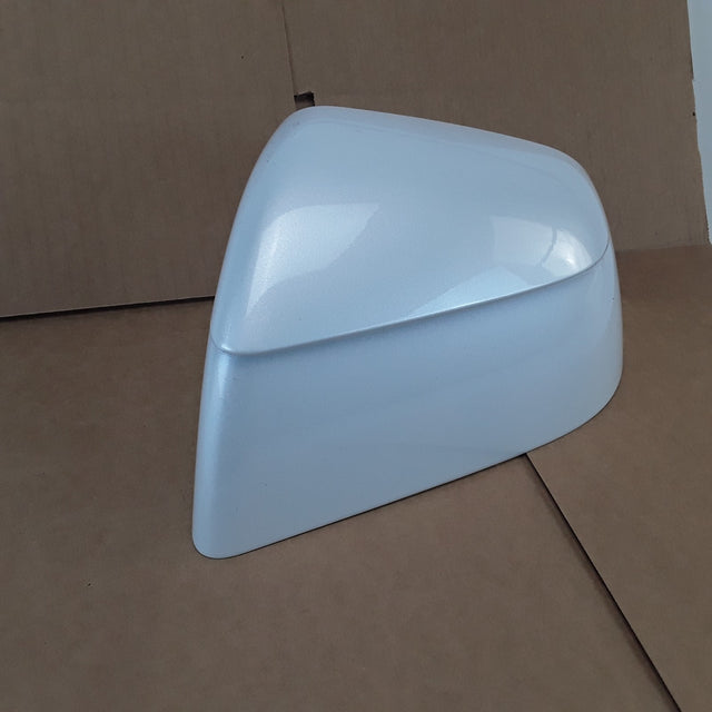 Tesla Model Y Exterior Mirror Skull Cap Left Hand Pearl White OEM 1963538-28-B