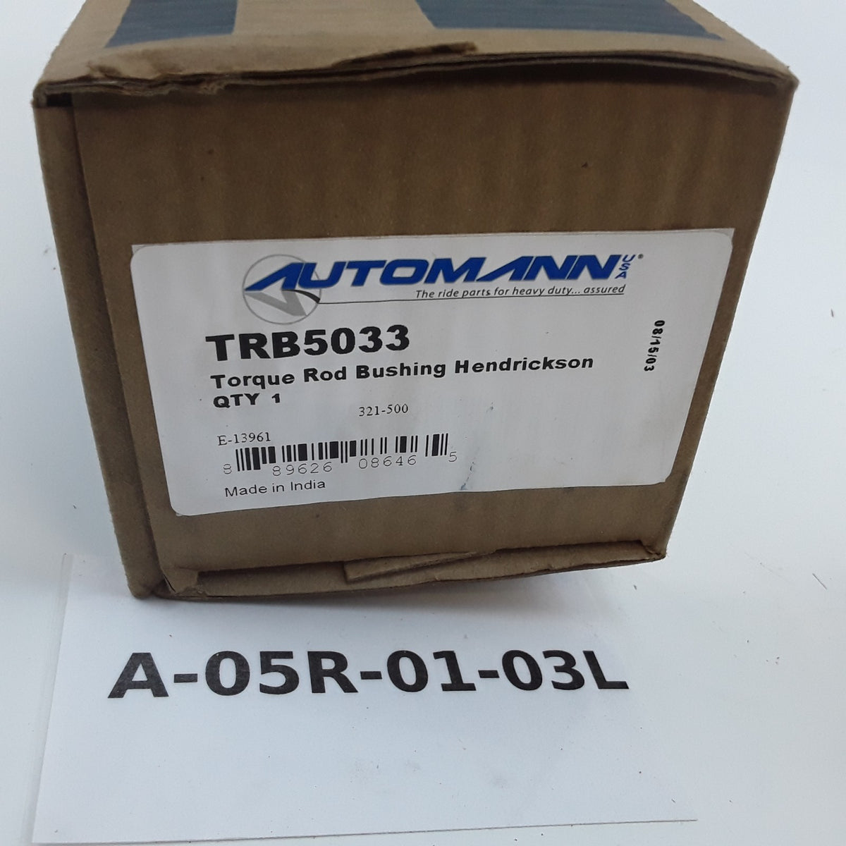 Automann TRB5033 Torque Rod Bushing Hendrickson Steel Rubber Heavy Duty