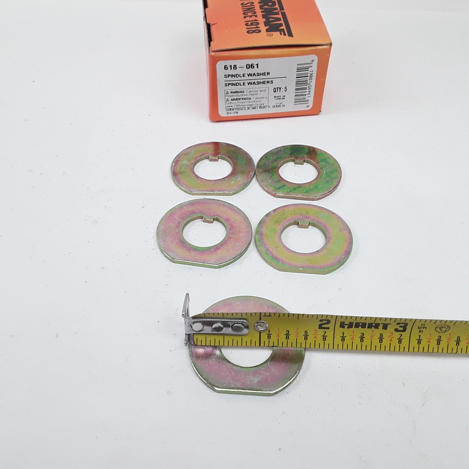 5 Spindle Nut Washer I.D. 19.1mm O.D. 41.6mm Thickness 2.6mm Fits Dodge Chrysler