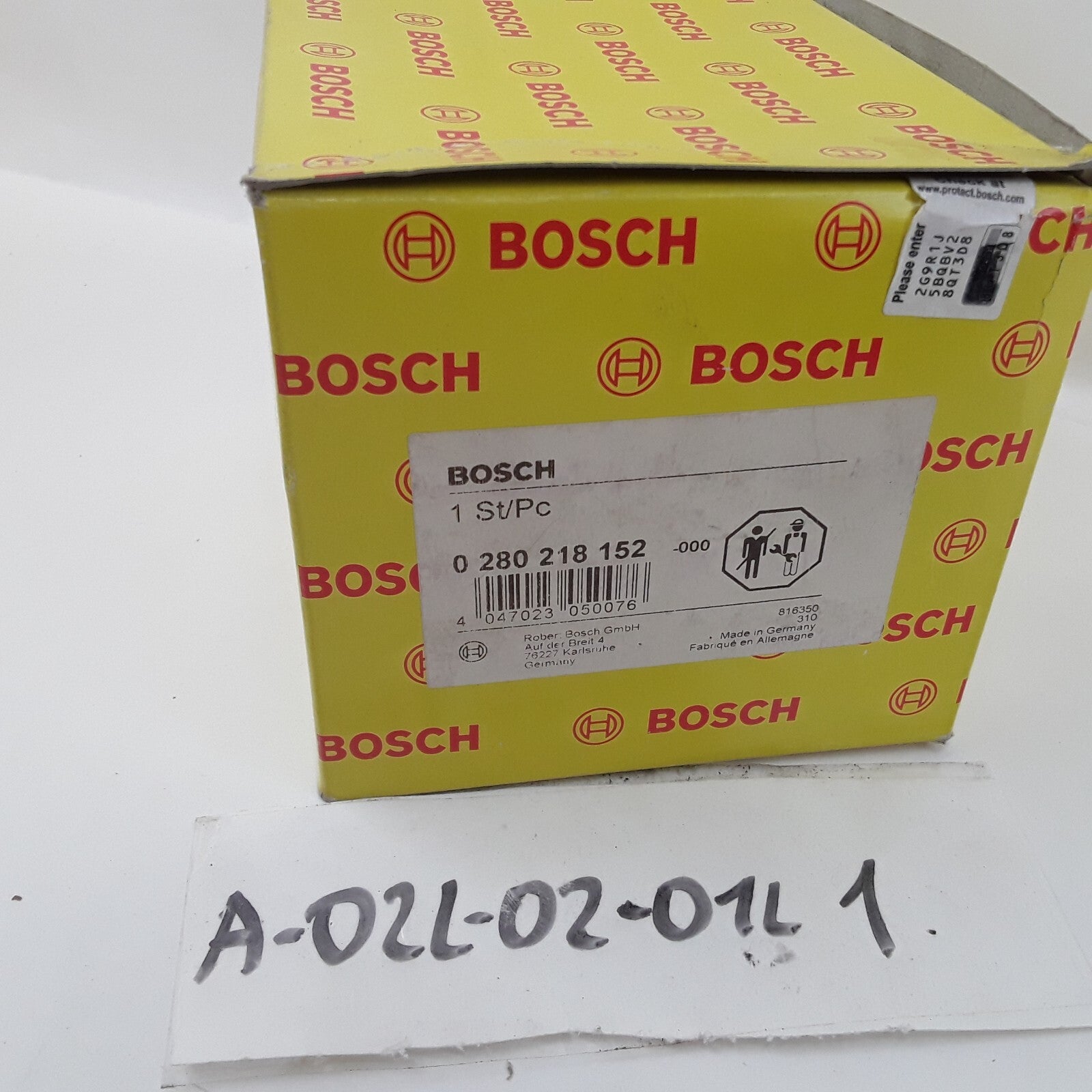 OEM Bosch 0280218152 Mass Air Flow Sensor Fits Nissan Sentra 2000 2001-2002