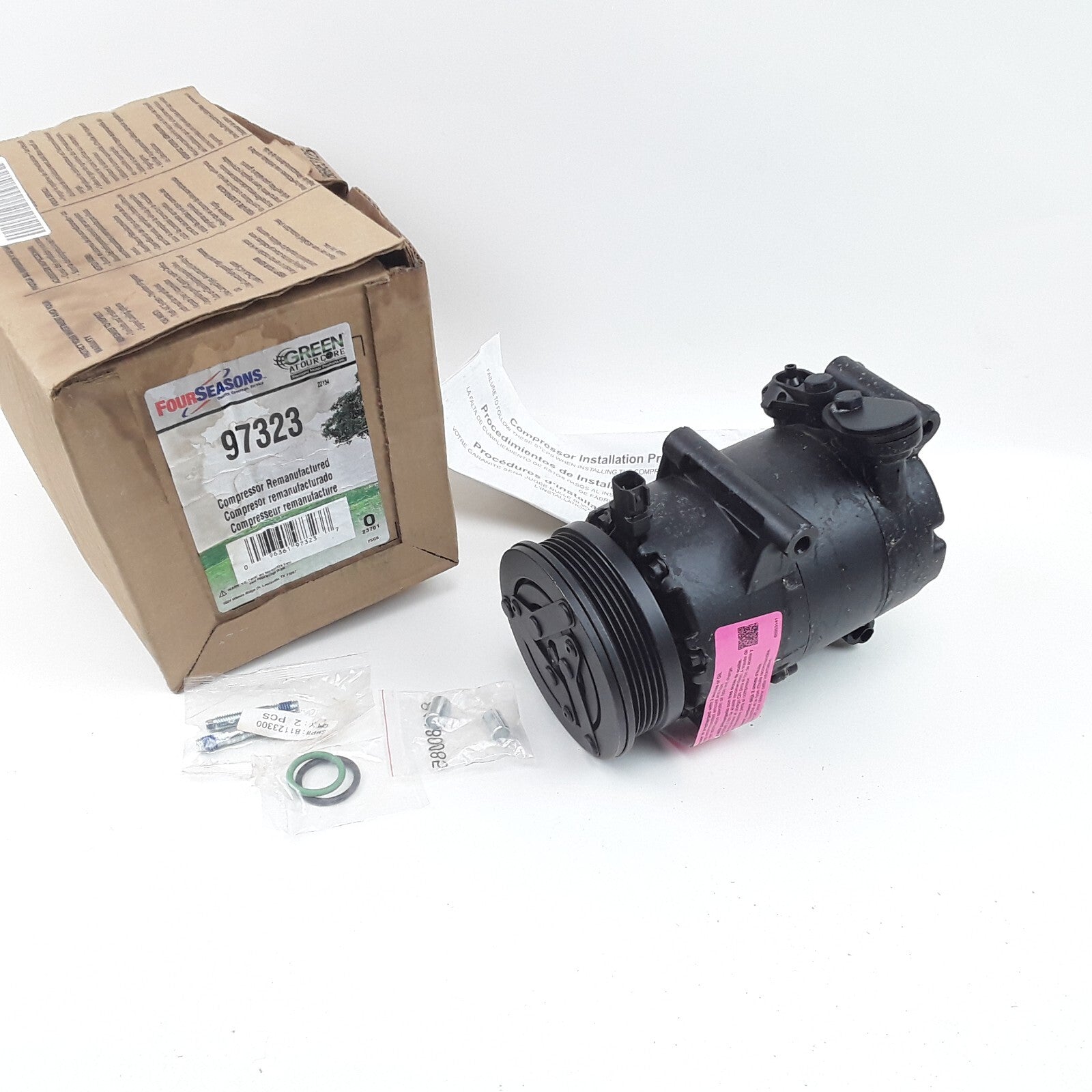 Reman A/C Compressor Fits Ford Escape 2013-2014 Ford Focus 2012-2014