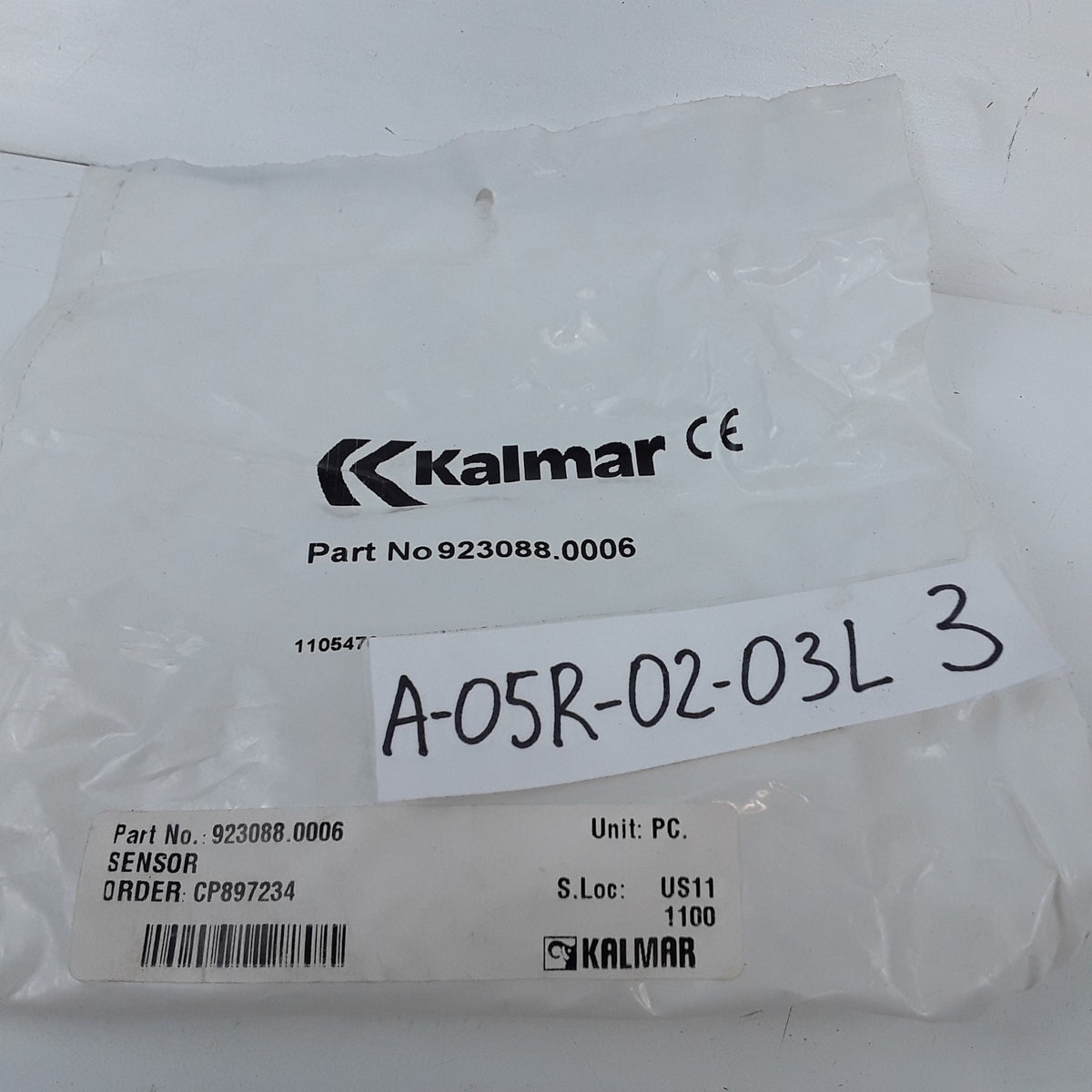 Genuine Kalmar 923088.0006 Transmission Speed Sensor For Container Reach Stacker