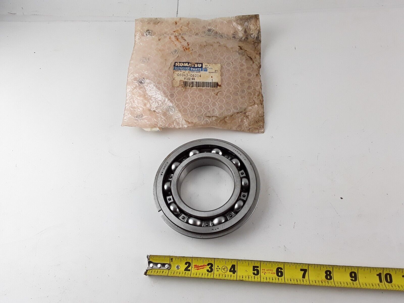 06043-06214 Ball Bearing 6214n Fits Komatsu Models WA350-3A, WA350-3A-S,D61E-12 - HotCarParts