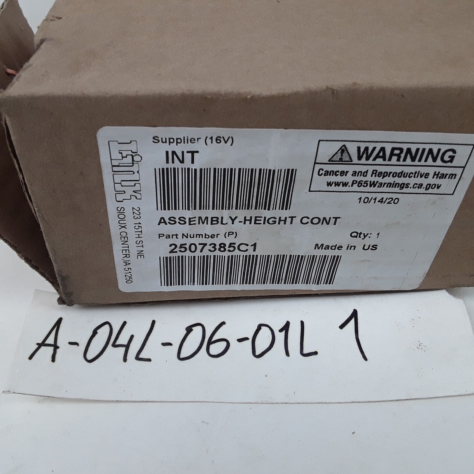 International Suspension Ride Height Control Valve Fits MACK CXN612 CXN613 2006