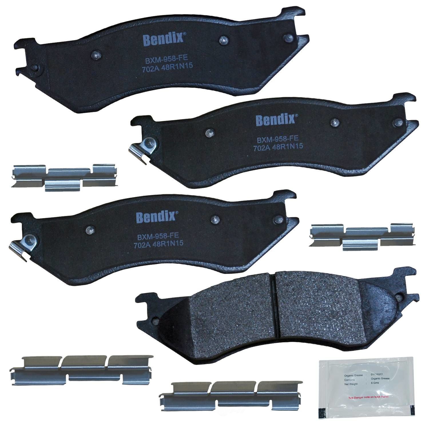 Disc Brake Pad Set-Priority One Semi-Metallic Fits Dodge Ram 1500 2006-2008