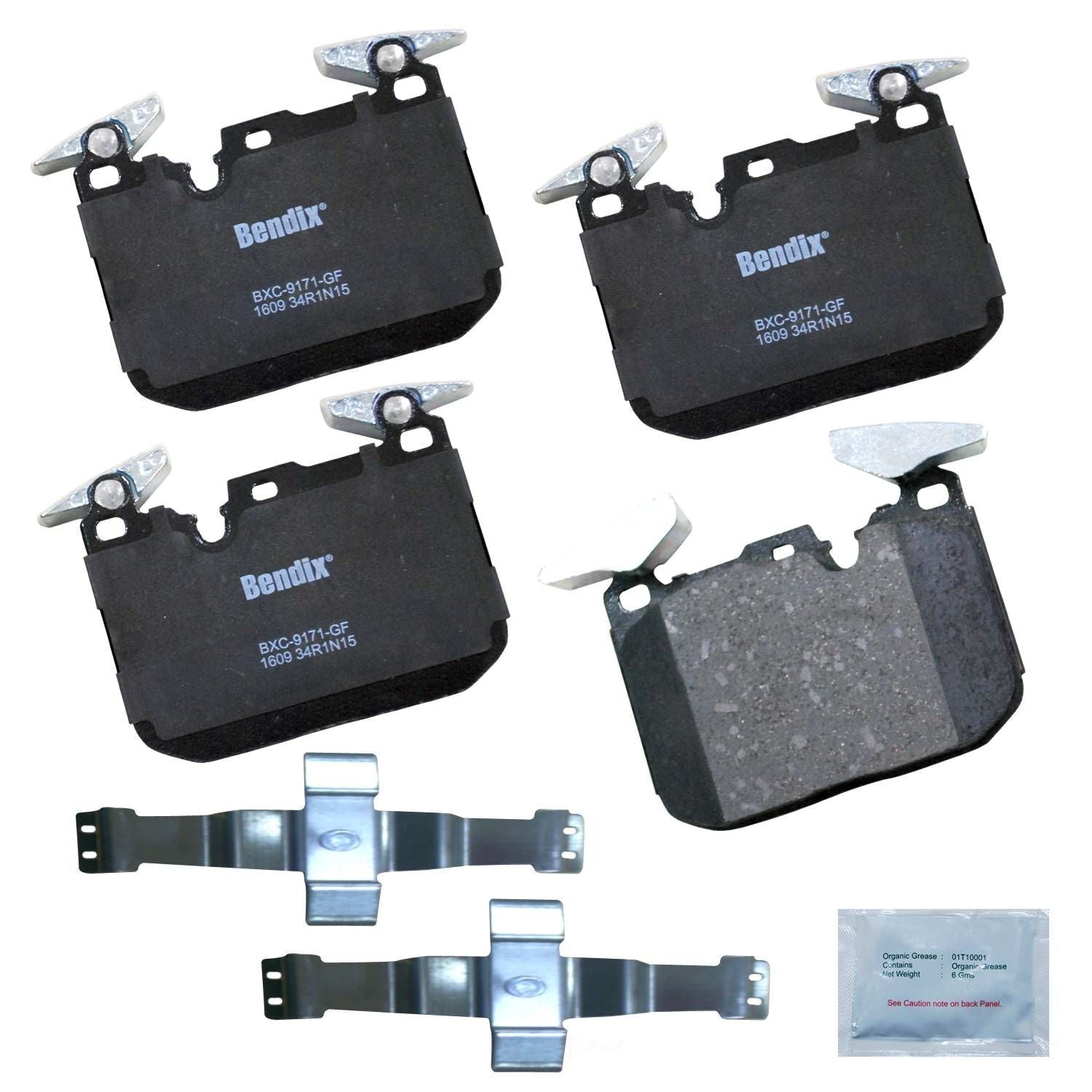 Disc Brake Pad Set Priority One Ceramic Fits BMW 228i 2014-15 230i xDrive 19-20