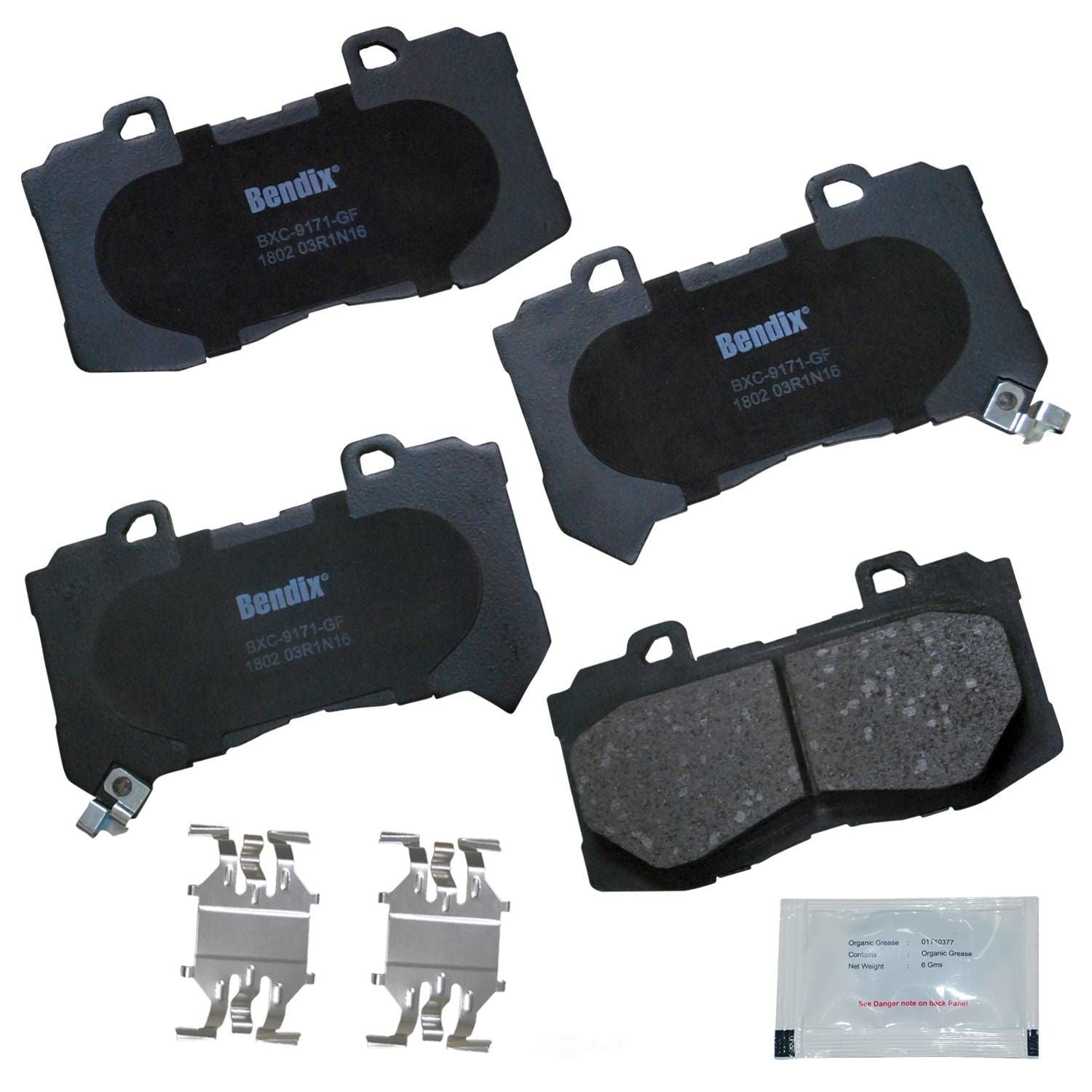 Front Disc Brake Pad Set Priority One Ceramic Fits Chevrolet Colorado 2015-2020