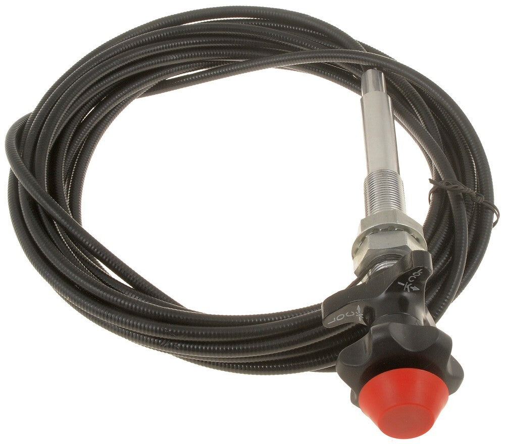 Dorman 55206 Multi-Purpose Control Cables With 2 In Black Knob 25 Feet Length