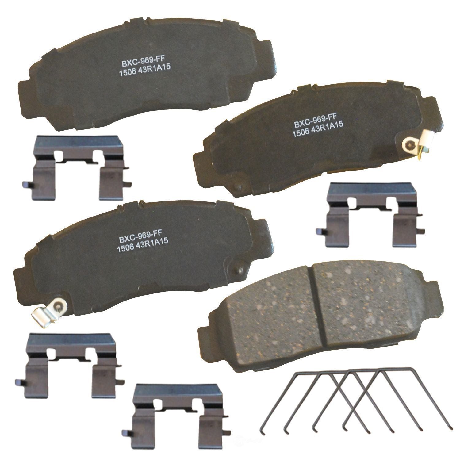 Front Premium Ceramic Disc Brake Pad Set Fit Honda Accord 2003-12 Acura CL 01-03
