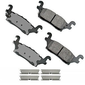 Akebono ACT1120 Rear Disc Brake Pad Set Fits Hummer H3T H3 2006 2007 2008-2010