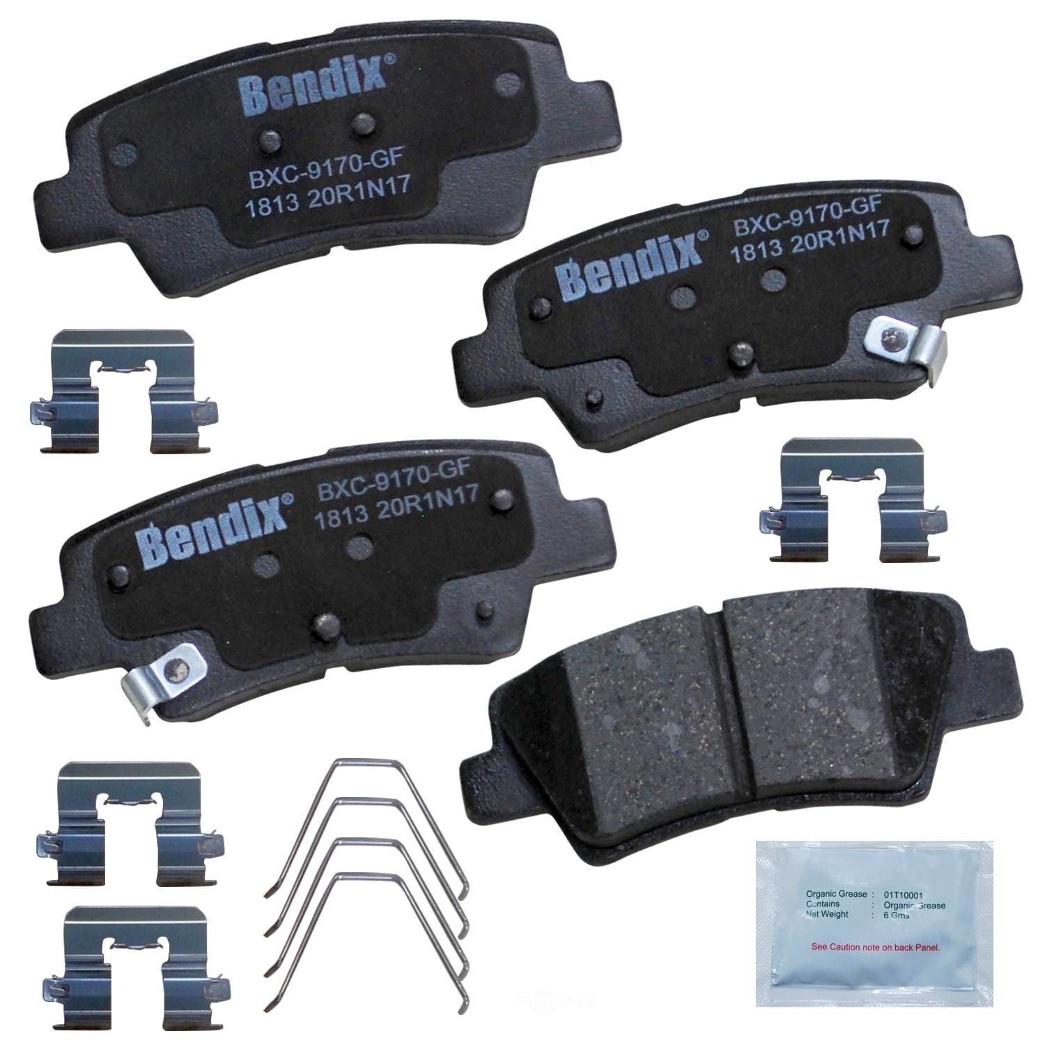 Rear Disc Brake Pad Set-Priority One Ceramic Fits Hyundai Elantra GT 2016-2020