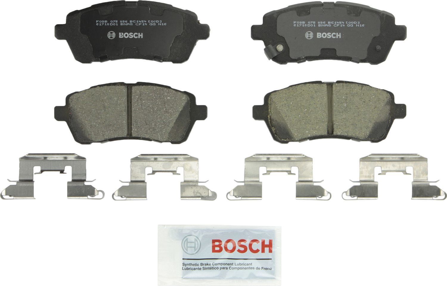 Bosch BC1454 Front Disc Brake Pad Set Fits Ford Fiesta 2011 2012 2013 2014-2019