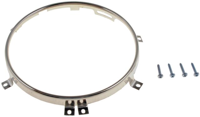 Dorman 42408 Round Headlight Retaining Ring For 7 in with 4 Screws