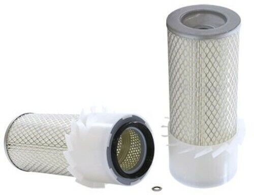 Heavy Duty Air Filter W/Fin - Machined Pleated Paper Low Air Flow Restriction