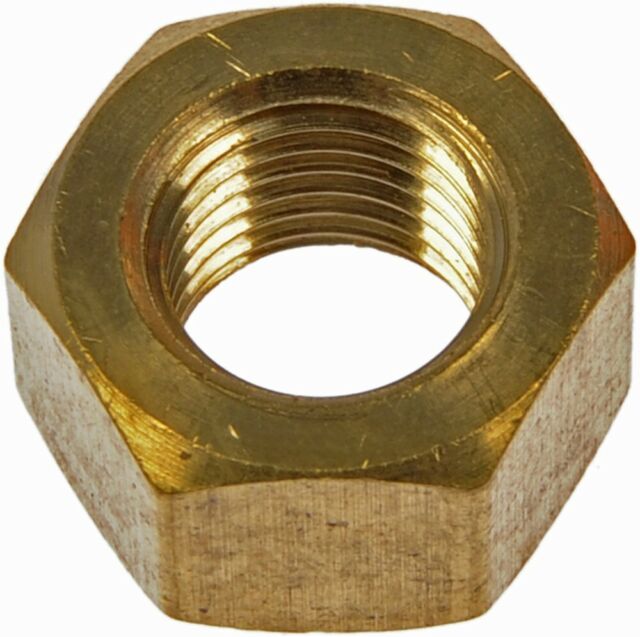 Multi-Purpose Corrosion-Resistant Hex Nuts - Stud (Brass and Steel) - 3/8-24In