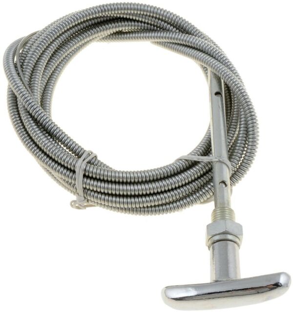 Dorman 55208 Chrome Car Truck T-Handel Push-Pull Control Cables 7 Feet. Length