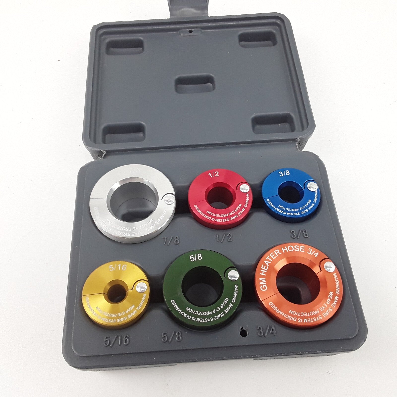Lisle 35800 Aluminum Disconnect Set Size 5/16", 3/8", 1/2", 5/8", 3/4", 7/8"