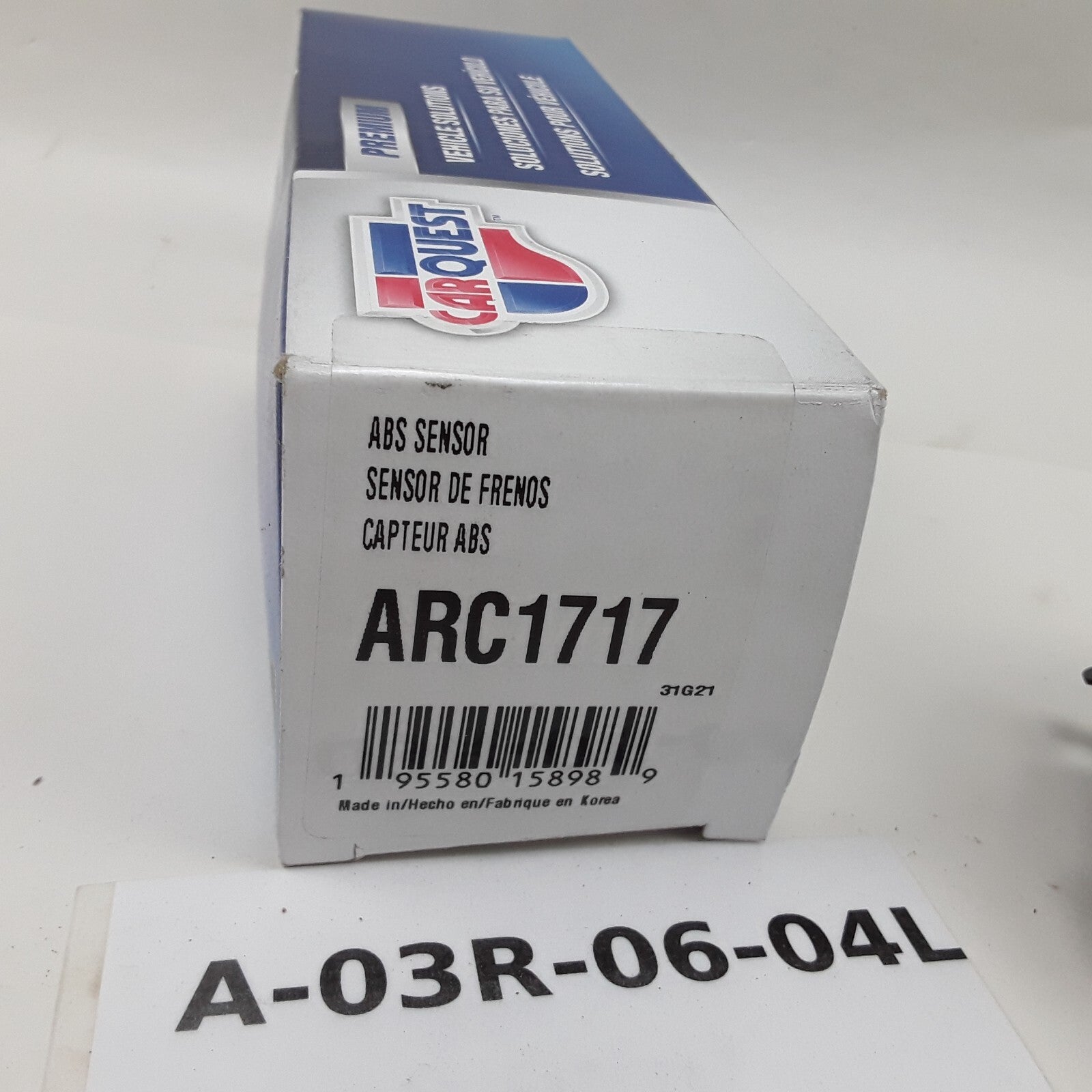 Carquest ARC1717 ABS Speed Sensor Fits Kia Soul (2010 2011 2012 2013)