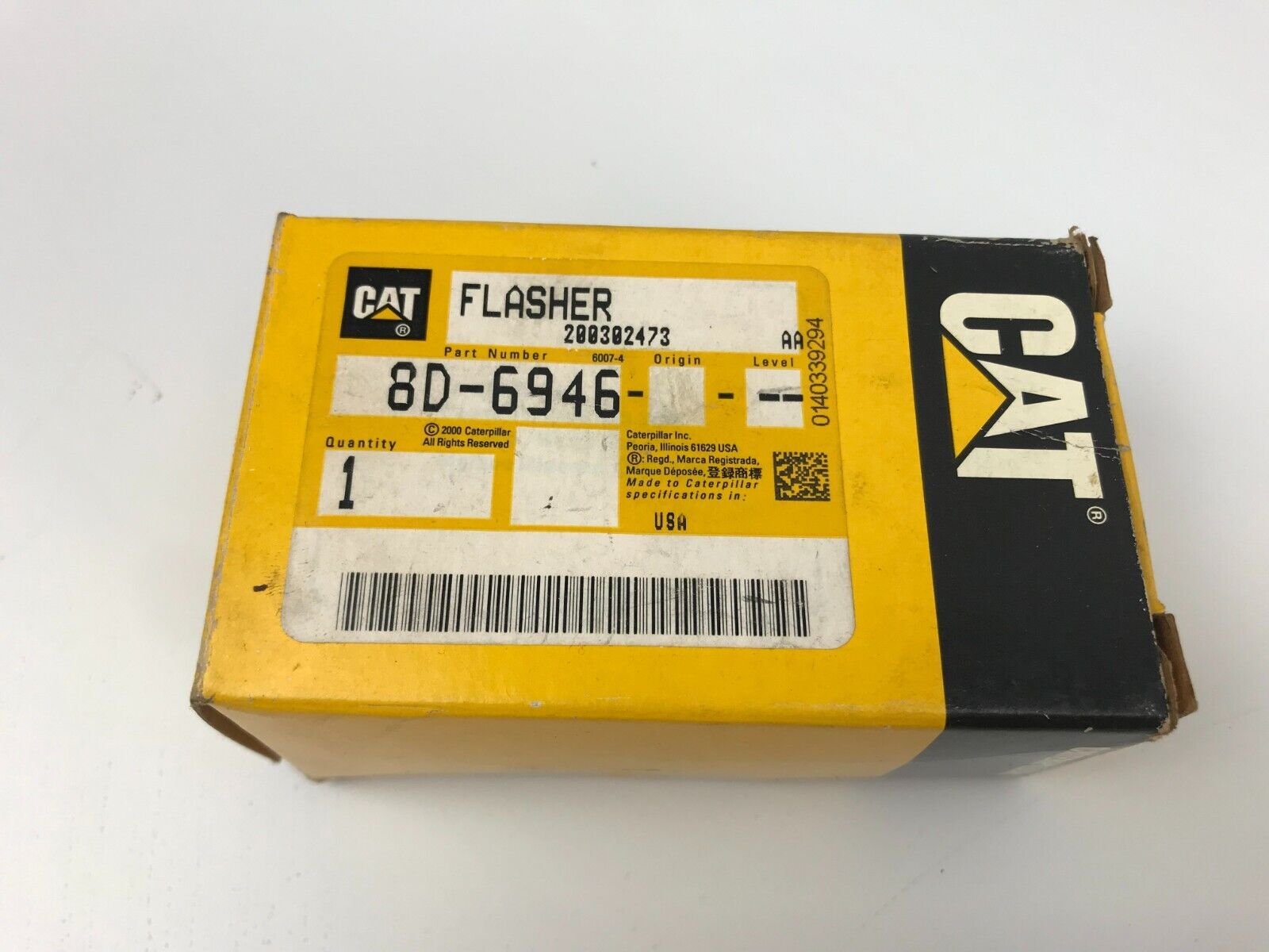 GENUINE OEM Caterpillar CAT 8D-6946 Flasher 24V 8D6946 15592 5945-01-094-4116 - HotCarParts