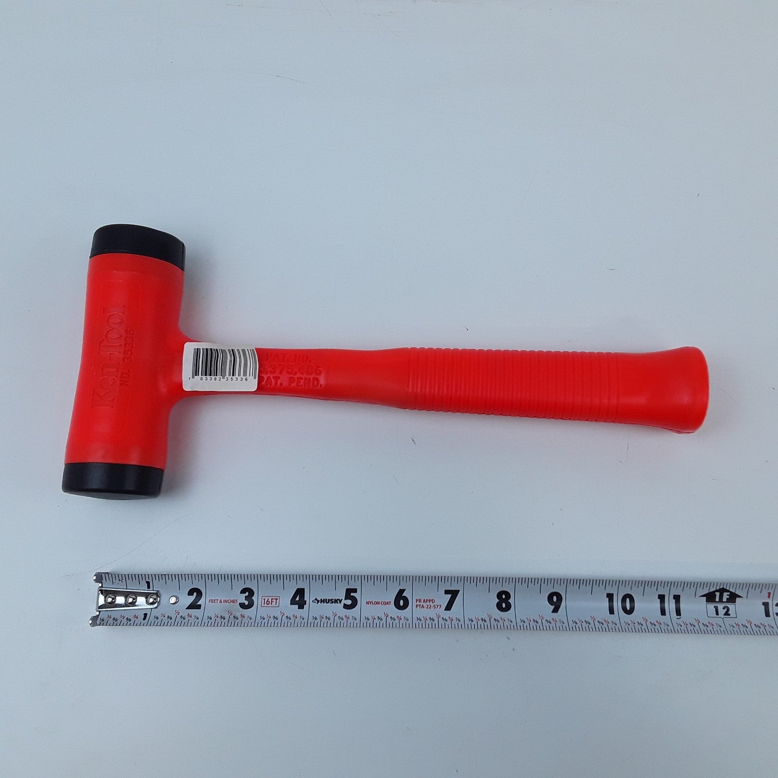 Ken-Tool Strike P/n No. 35335 Dead Blow Hammer 16 Oz 1 LB Red Fiberglass
