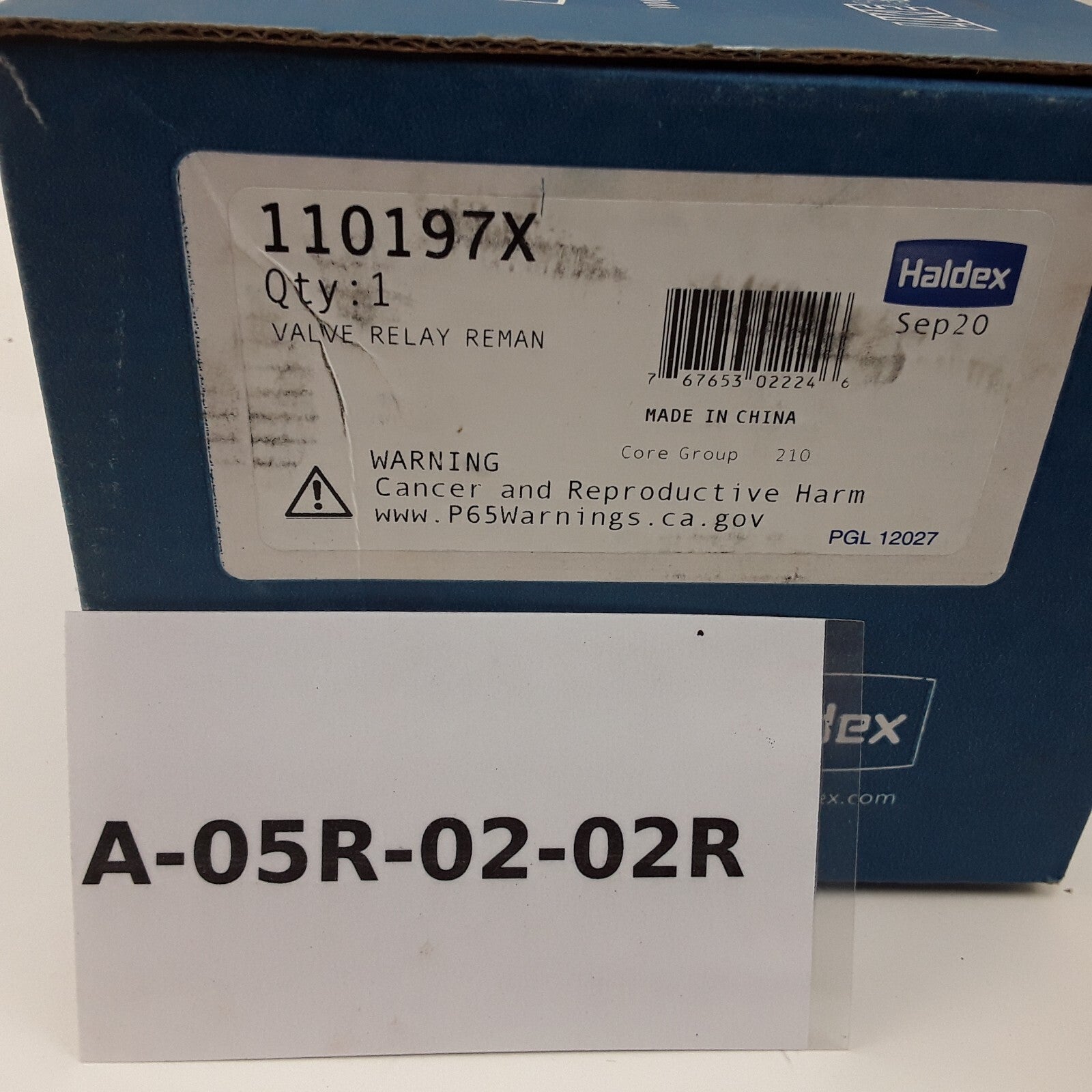 Haldex 110197X - LikeNu Sealco Air Brake Relay Valve For Heavy Duty Car Truck