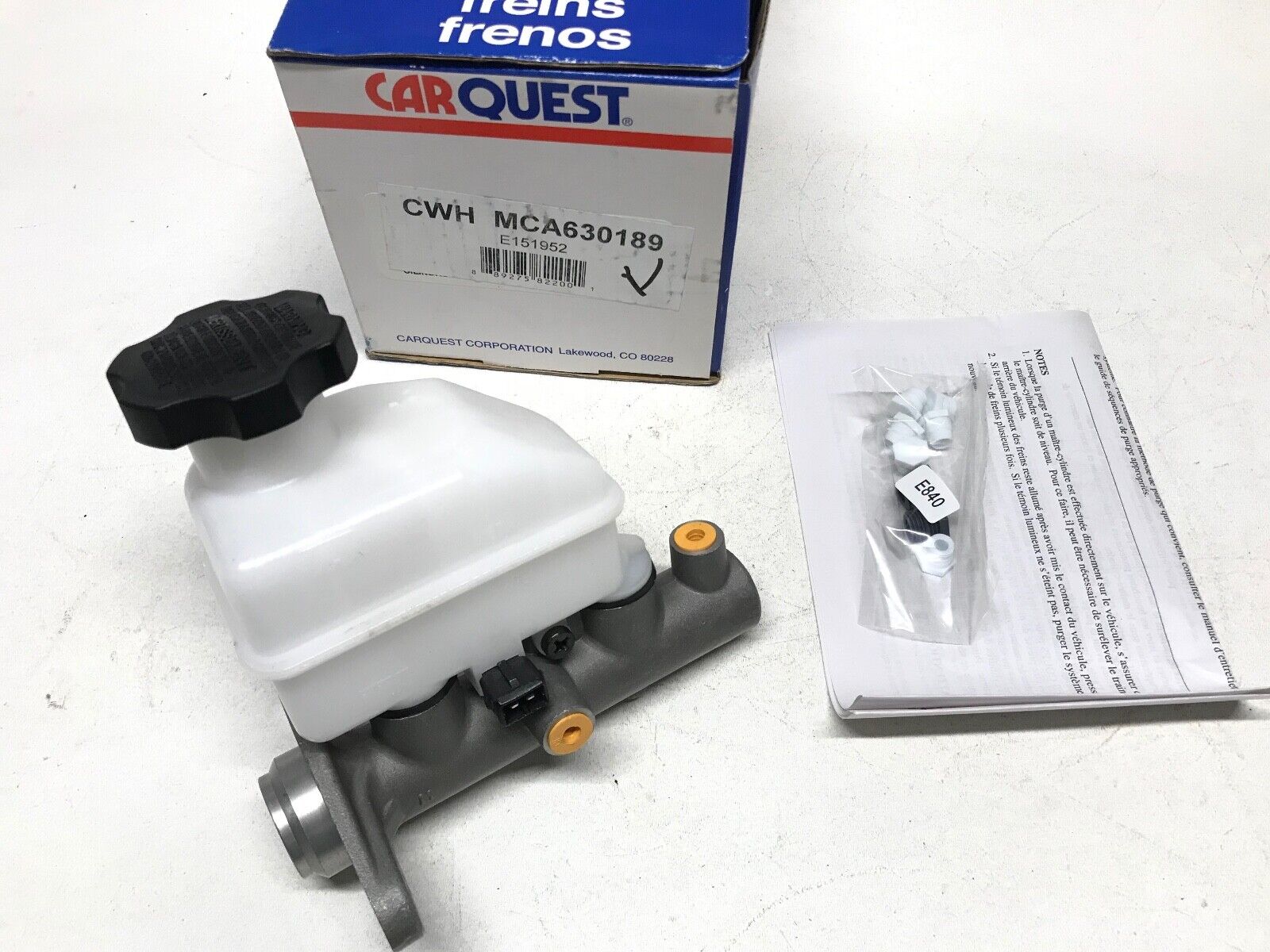 Brake Master Cylinder CARQUEST MCA630189 fits 01-05 Hyundai Elantra FAST SHIPP - HotCarParts