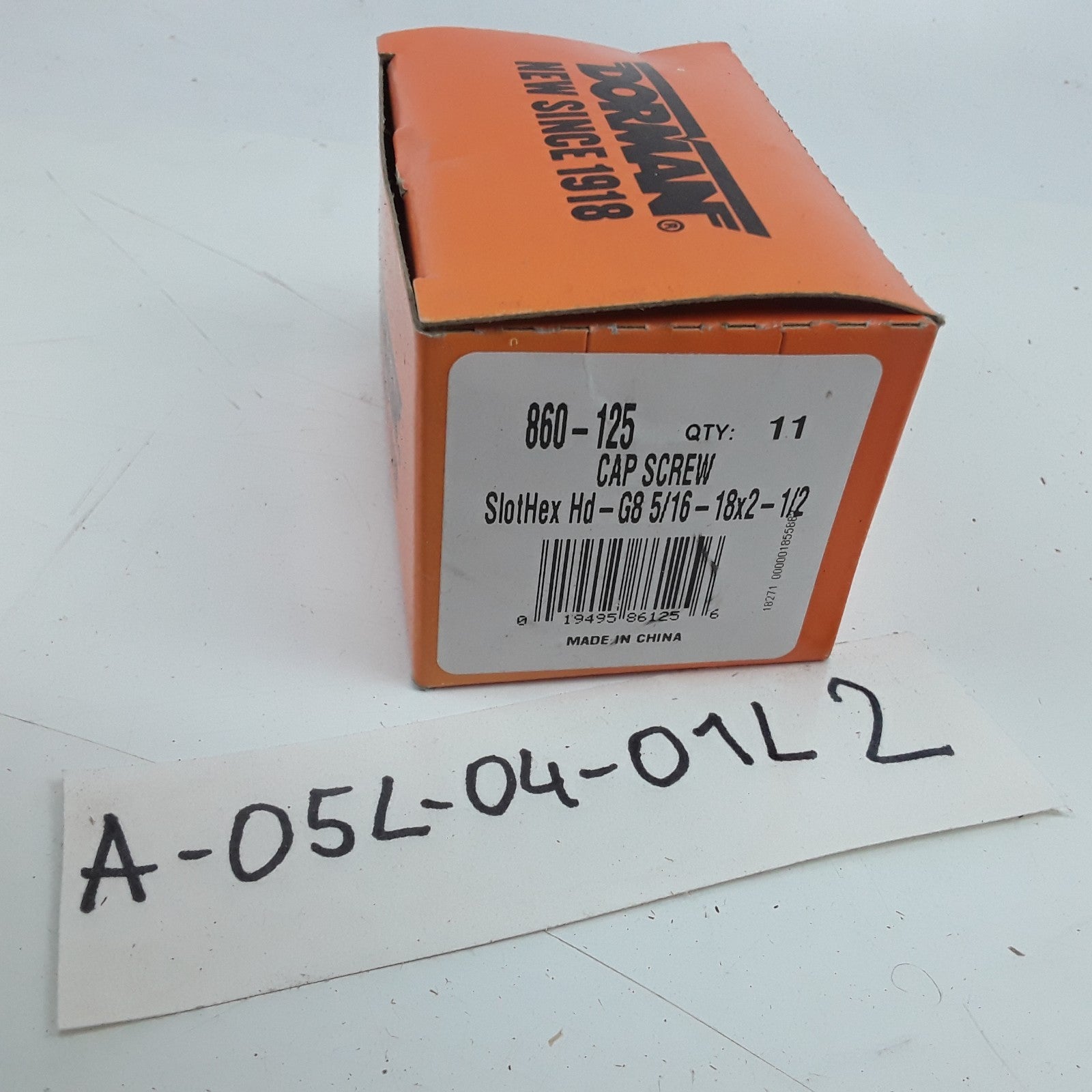 Dorman 860-125 Cap Screw-Hex Steel Head-Grade 8- 5/16-18 x 2-1/2 in Set of 11