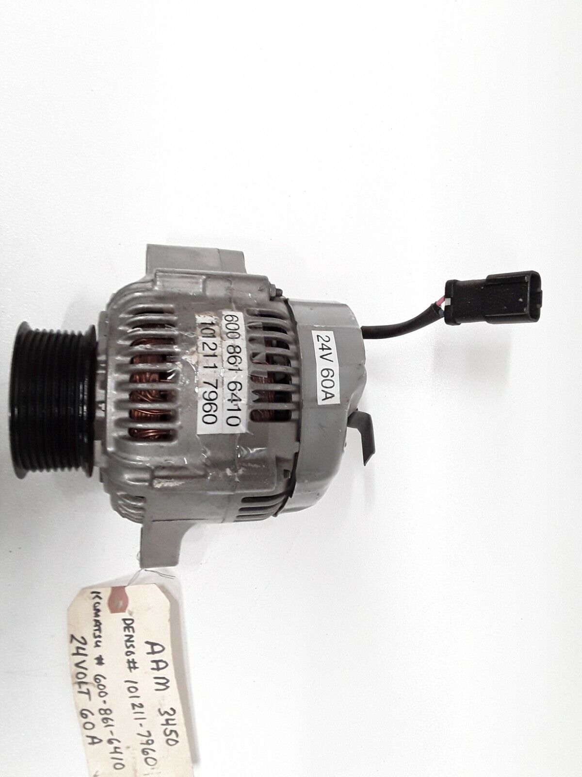 ALTERNATOR KOMATSU 6008616410 / 1012117960 24V 60A FAST FREE SHIPPING - HotCarParts