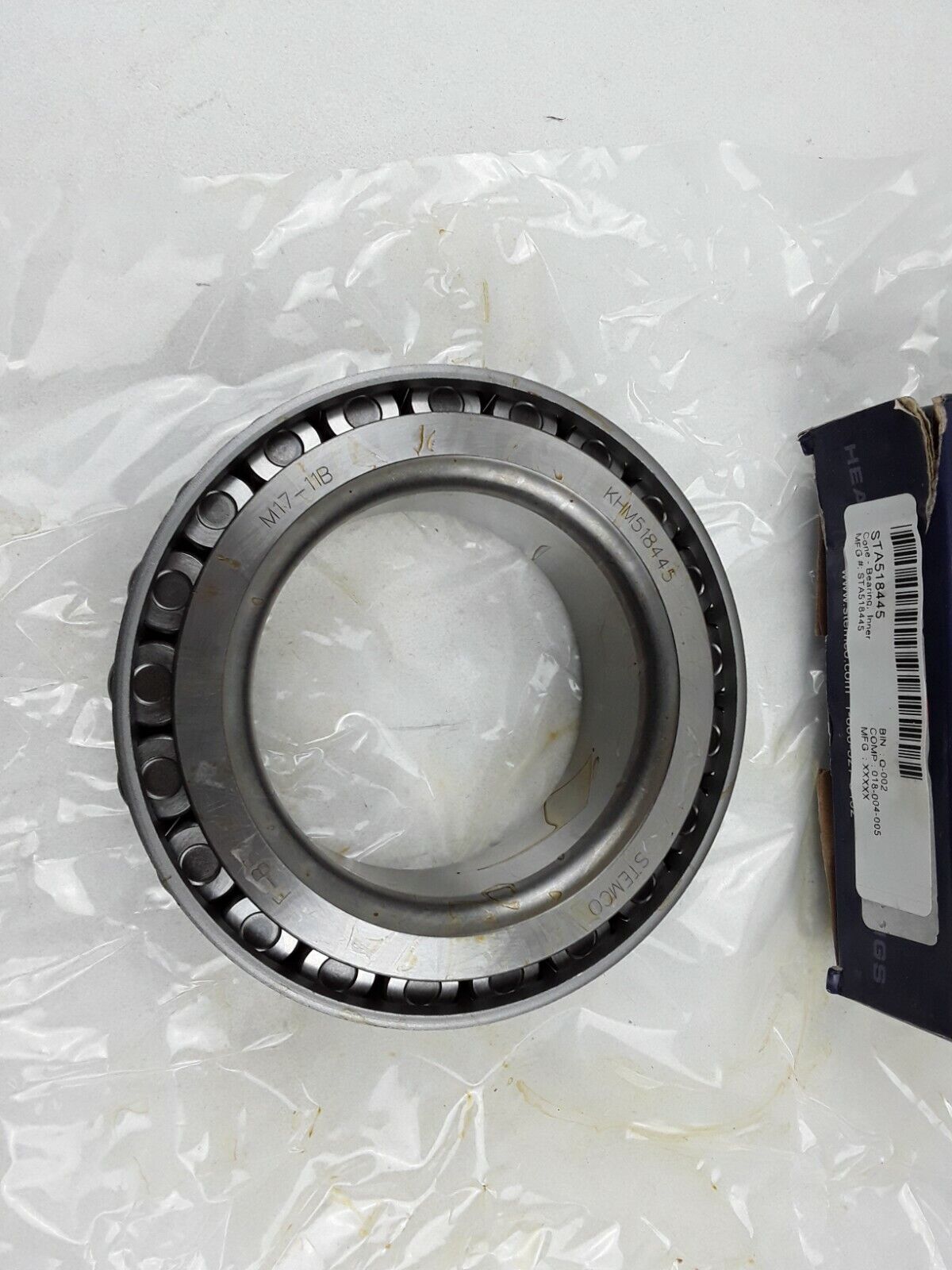 Stemco KHM518445 Tapered Roller Bearing Cone Inner STA518445 Fast Free Shipping - HotCarParts