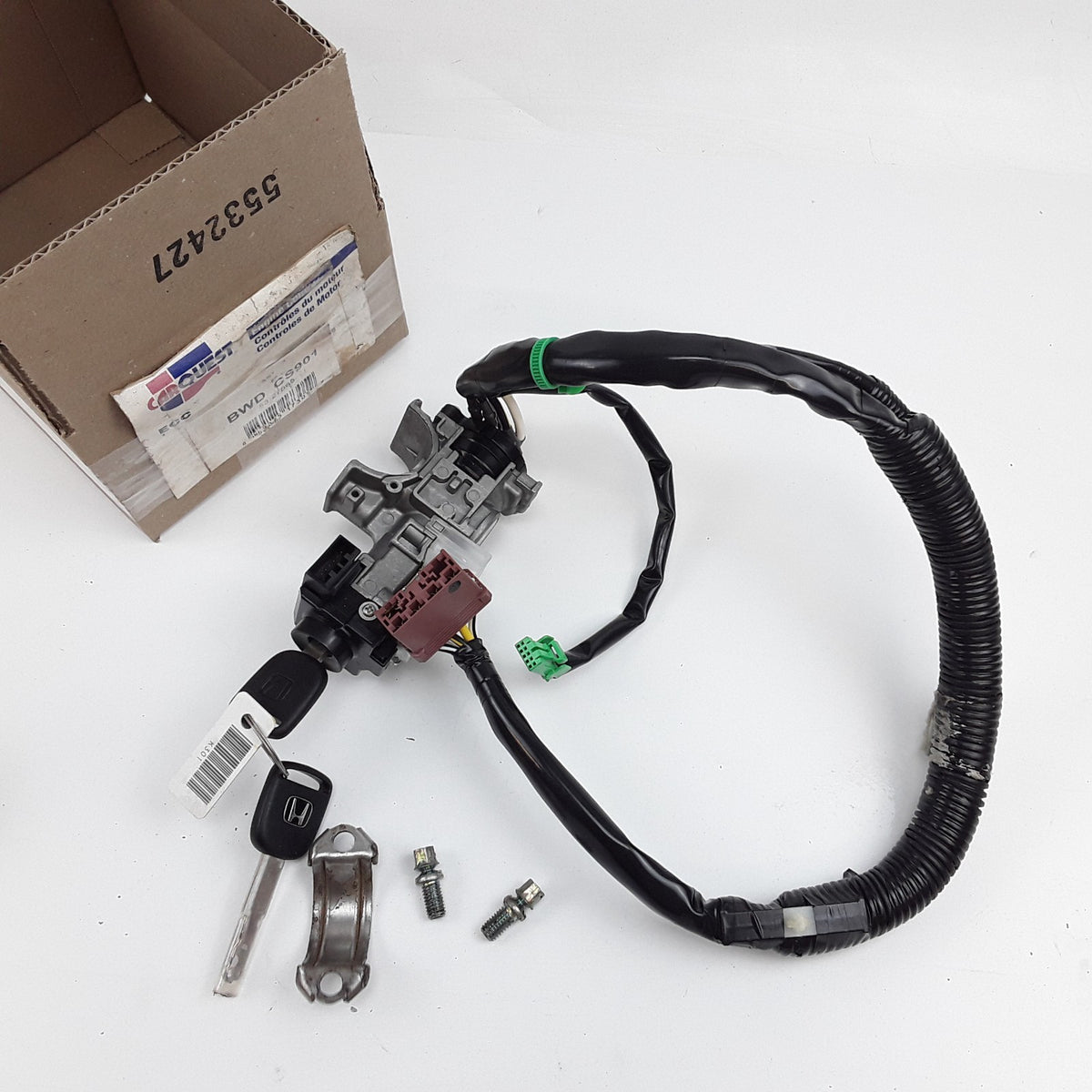 Ignition Switch With Lock Cylinder Fits Honda Odyssey (2003-2004) BWD CS901
