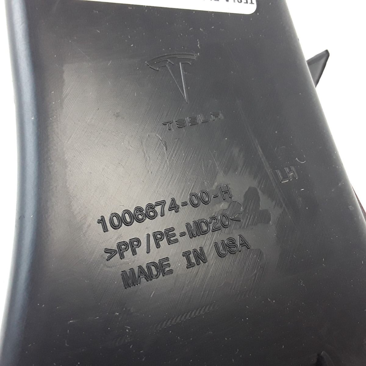 Model S 2021-2025 Left Rear Liftgate Trough Trim 1021437-97-F Genuine OEM