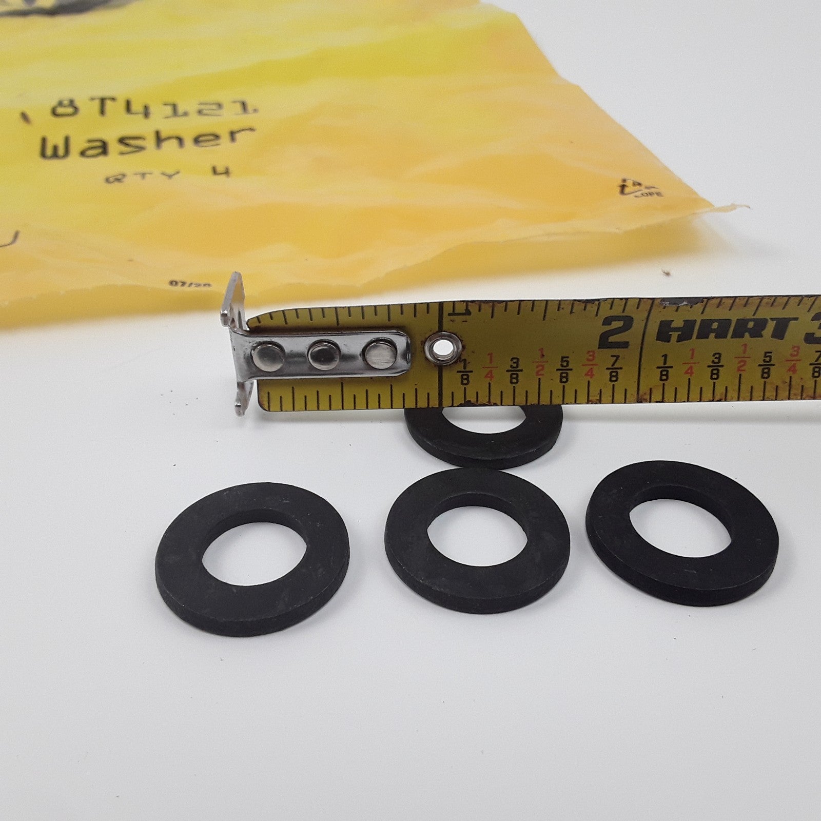 Caterpillar Fits Cat 8T4121 Washer Black Heavy Duty 4 Pieces