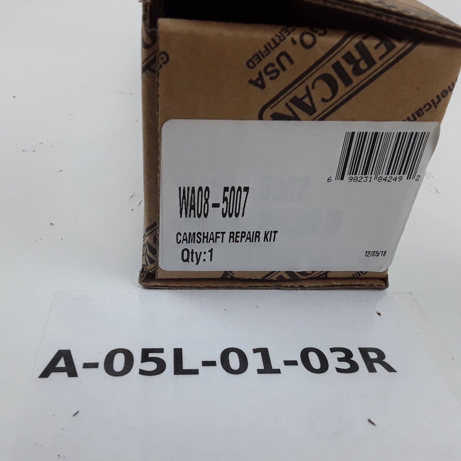 World American WA08-5007 - Air Brake Camshaft Repair Kit - for Meritor 12-1/4"