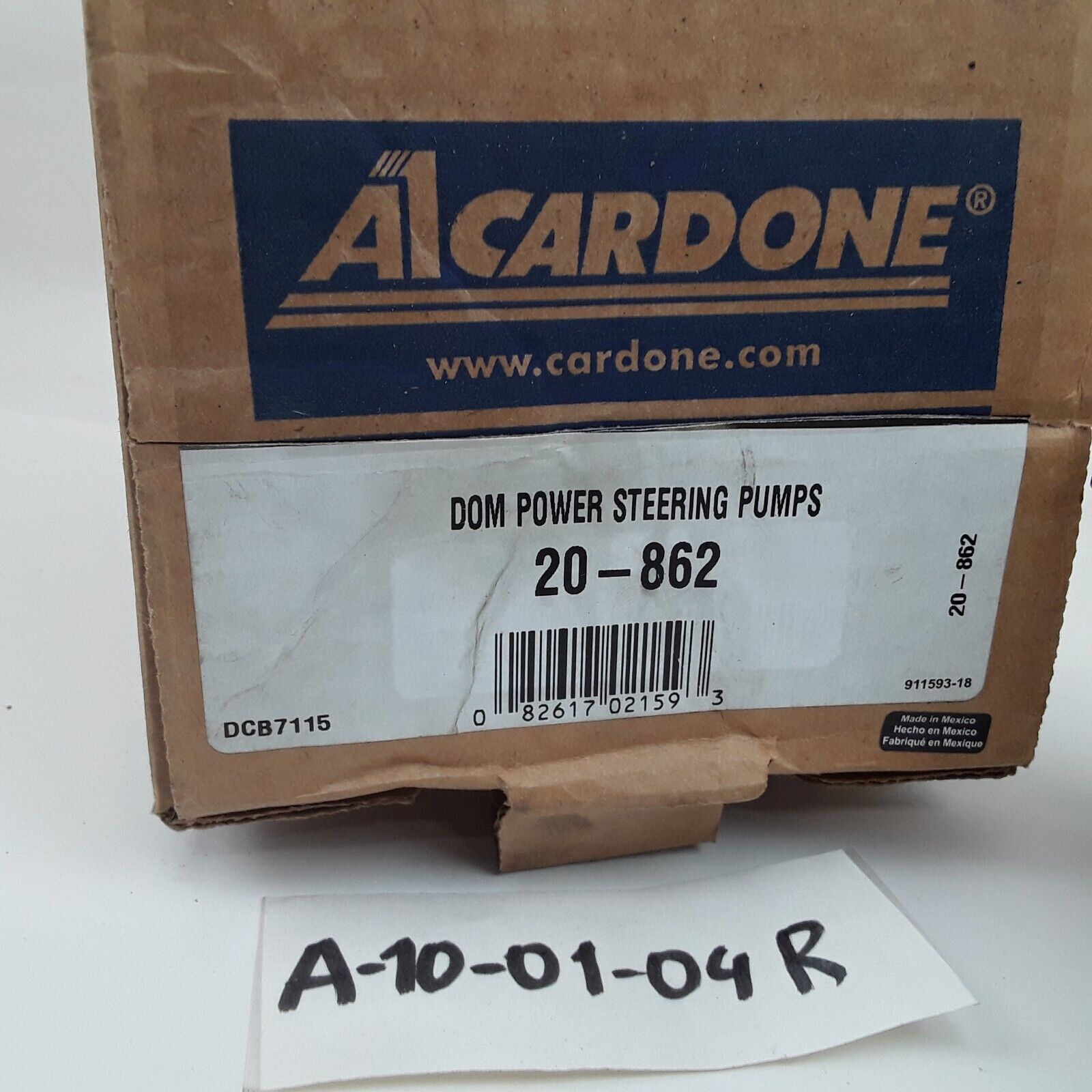 Cardone 20-862 Power Steering Pump-GAS Reman For 1980-1984 Buick Electra