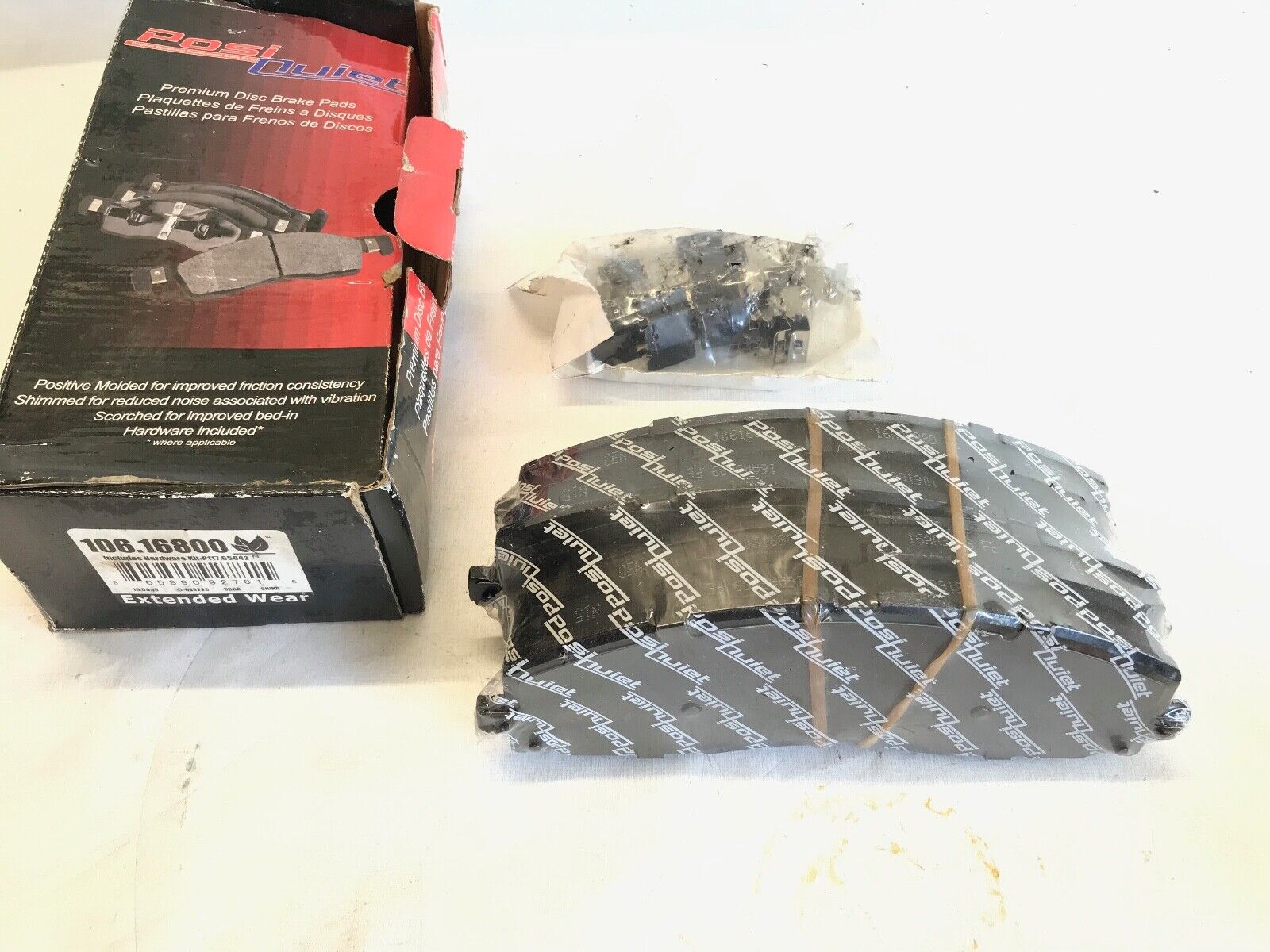 Disc Brake Pad Set-Crew Cab Pickup Front POSI QUIET / Centric 106.16800 - HotCarParts