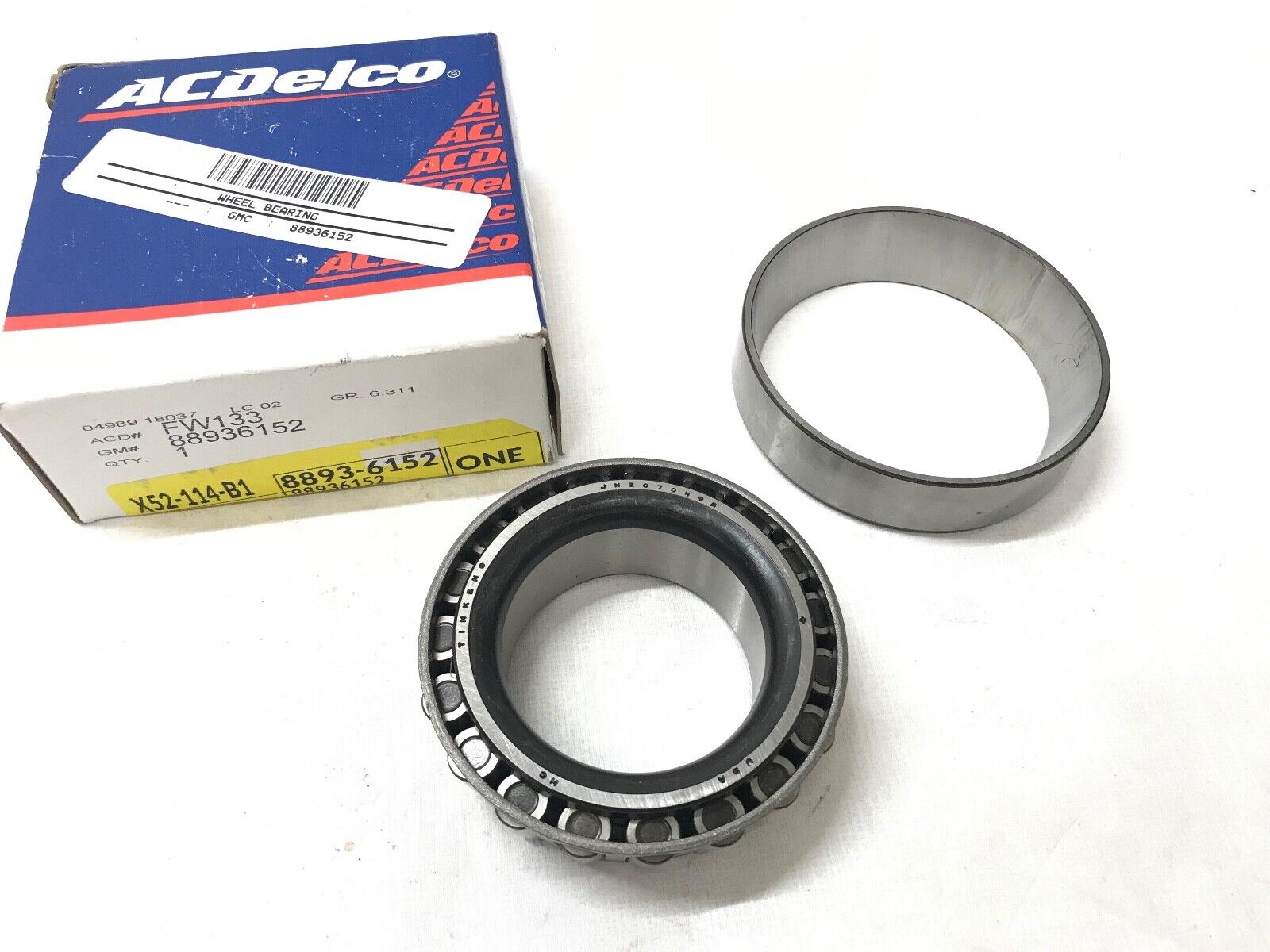 Wheel Bearing-Front Inner ACDelco GM Original Equipment FW133 GM 88936152 - HotCarParts