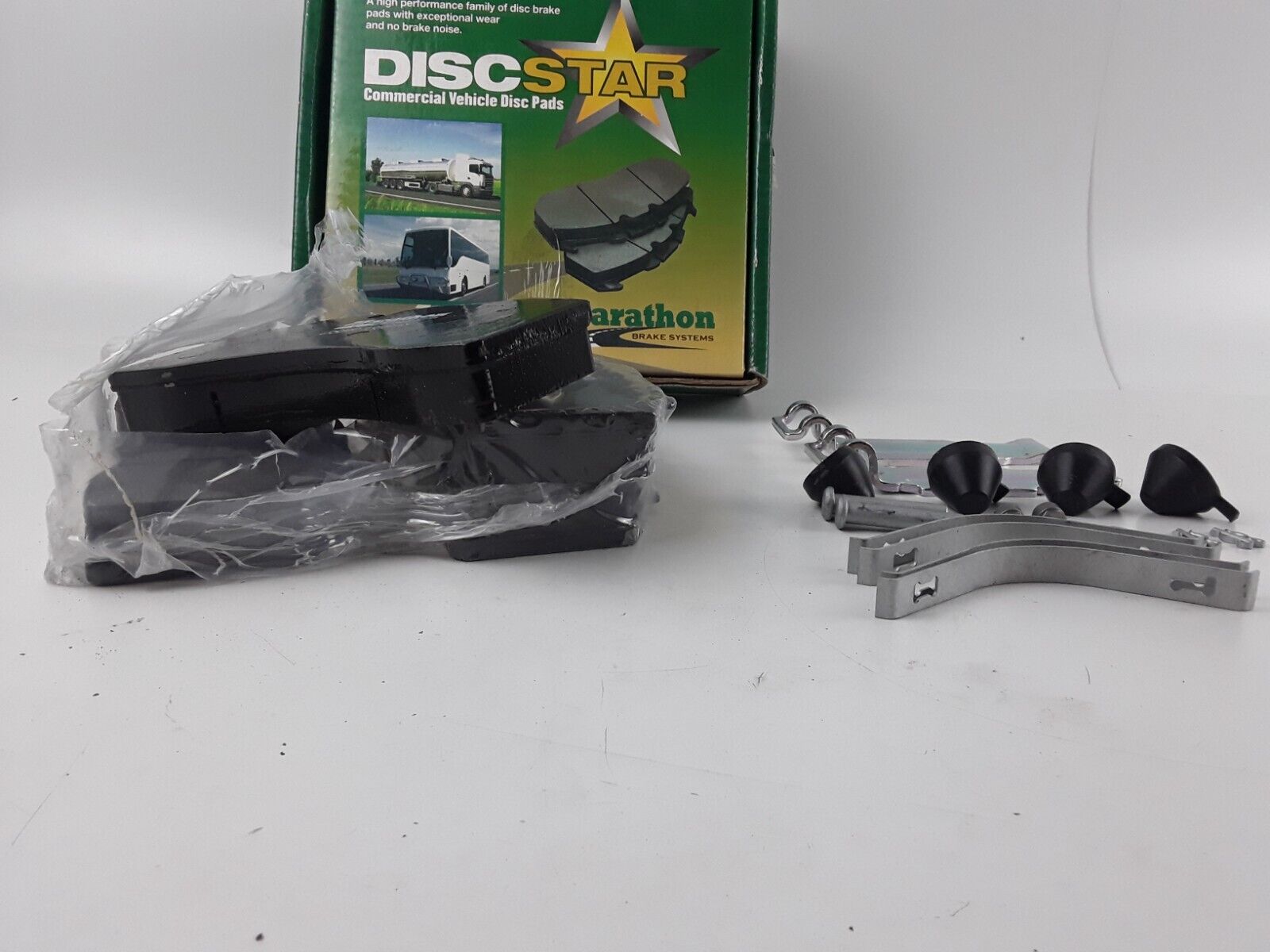 Marathon DiscStar DSHP 1369 Air Disc Brake Pad Complete Hardware Kit K070796 - HotCarParts