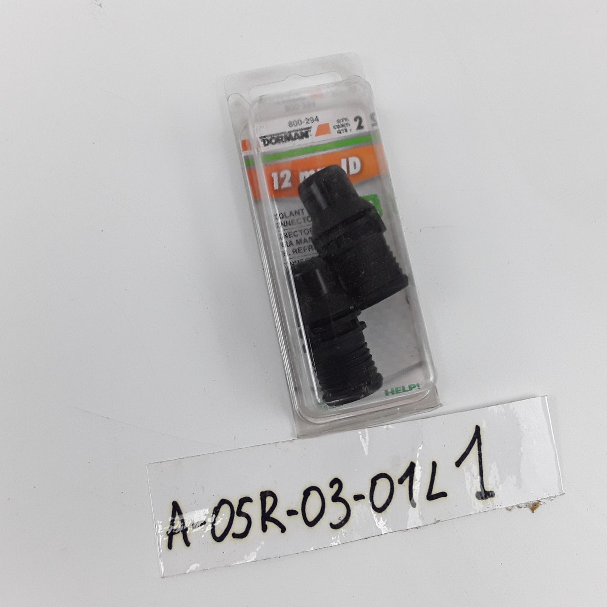 Dorman 800-294Coolant  Heater Hose Connector Fittings Straight To 12 mm ID