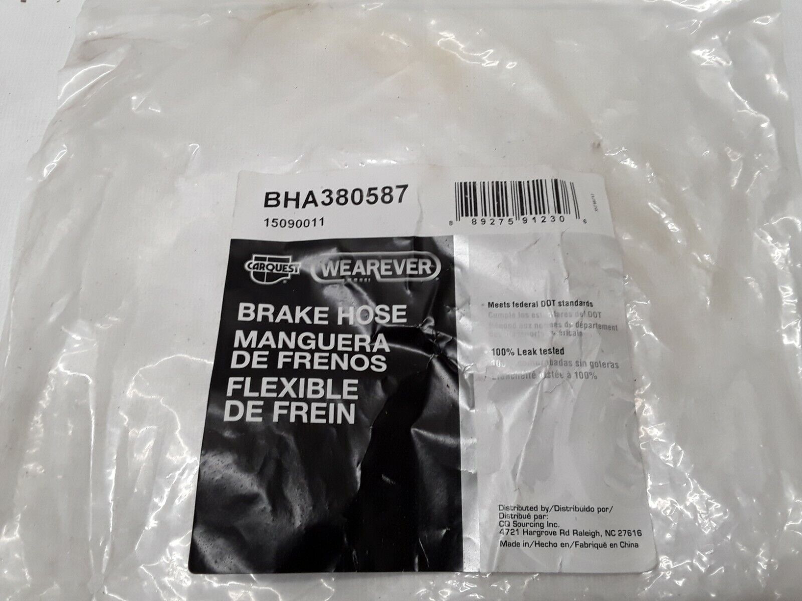 Brake Hydraulic Hose Front Right CARQUEST BHA380587 Chevrolet Express GMC Savana - HotCarParts