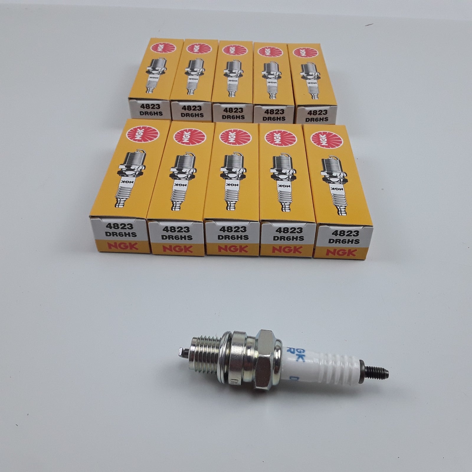 Set of 10 Spark Plug Fits Honda CL90 Scrambler 1967 ST90 1973 1974 1975 S90 1965