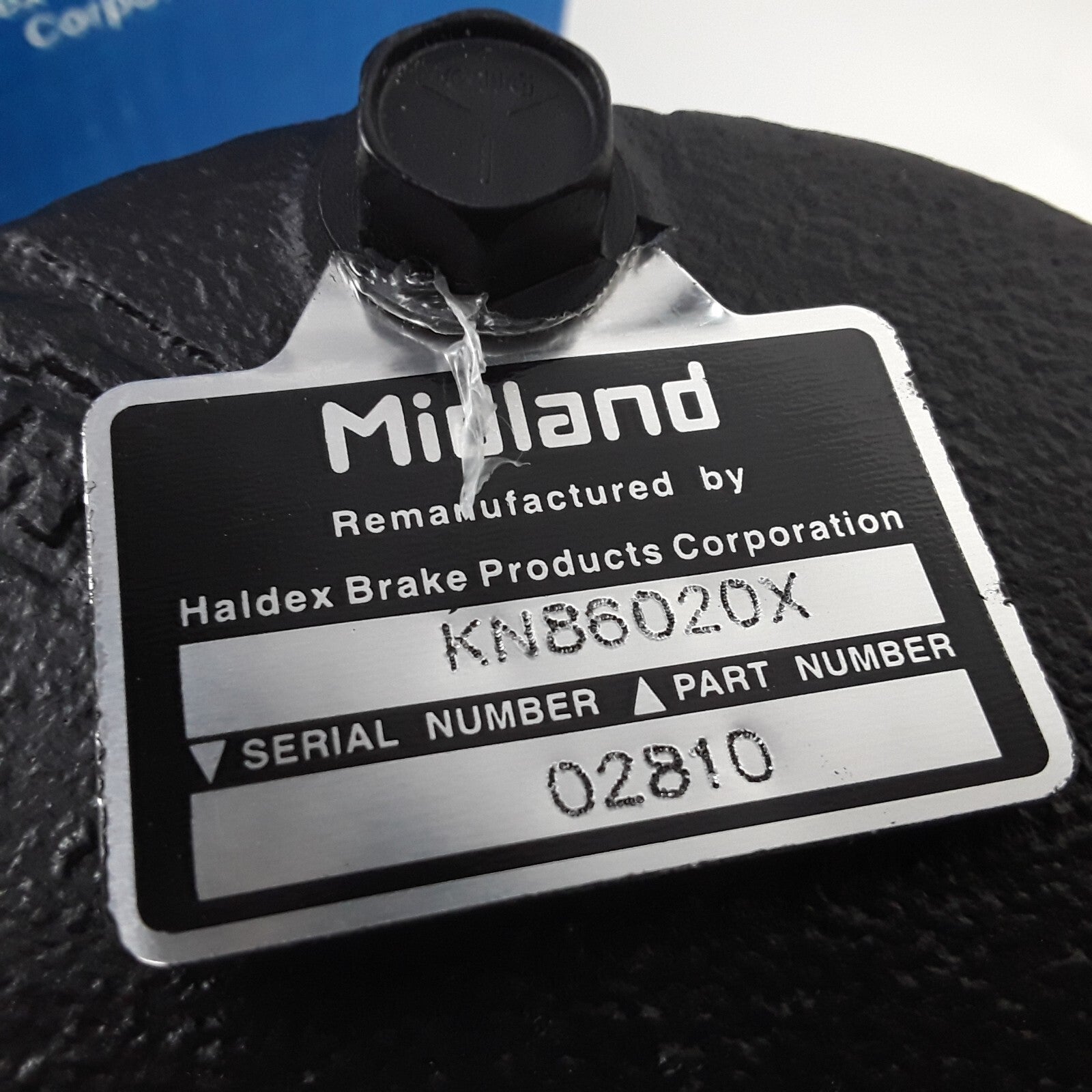 Haldex KN86020X Midland Air Brake Compressor 850 4-Hole Base Mount Heavy Duty