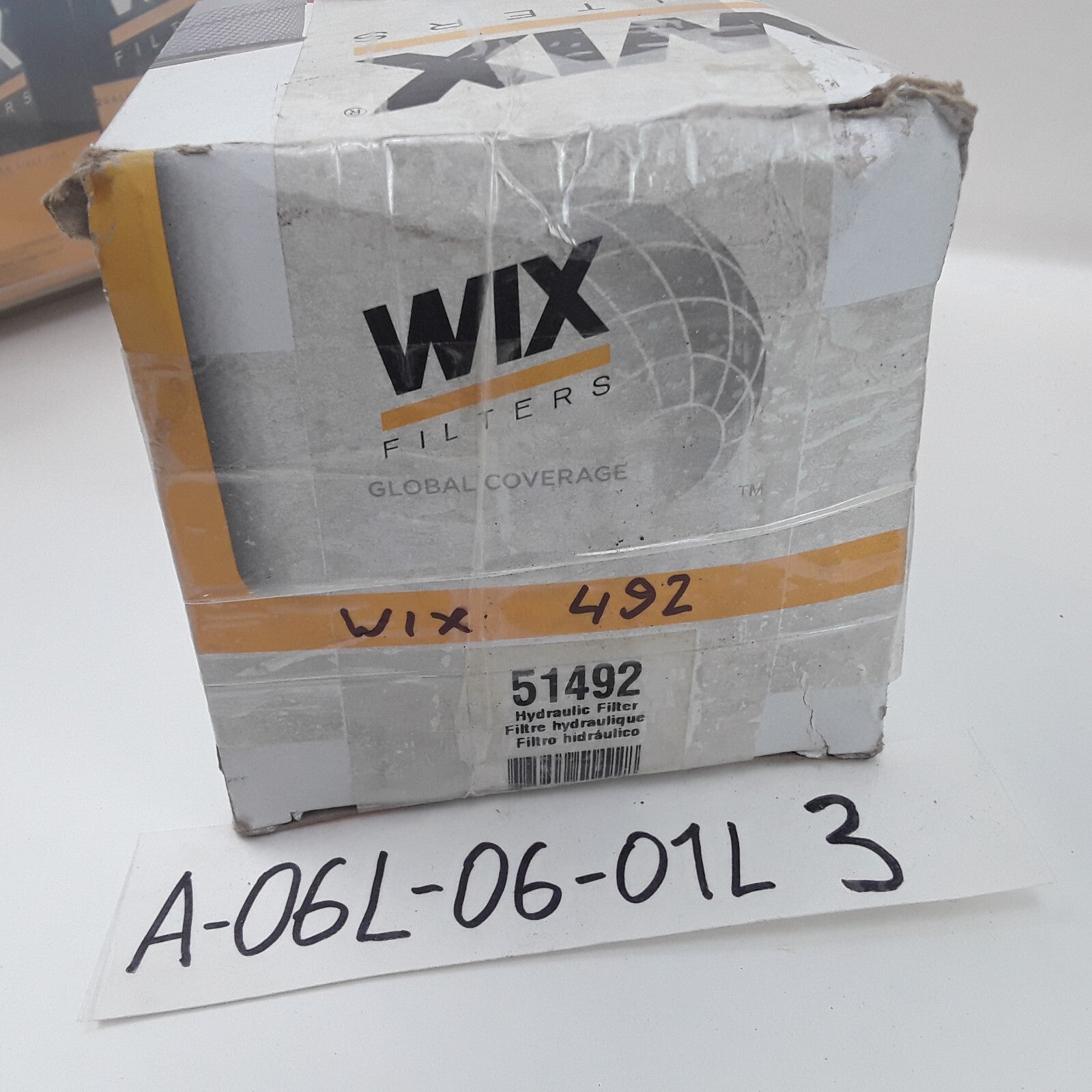 Wix 51492 492 Spin-On Hydraulic Filter Construct Heavy Duty High Performance